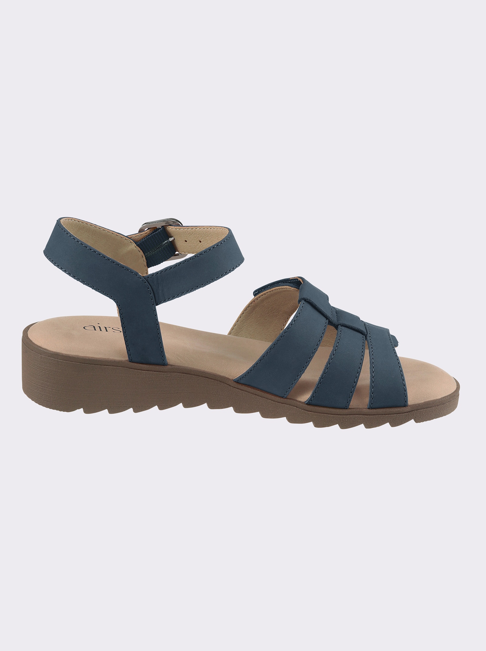 airsoft modern+ Sandalette , 2-fach weitenverstellbar - marine