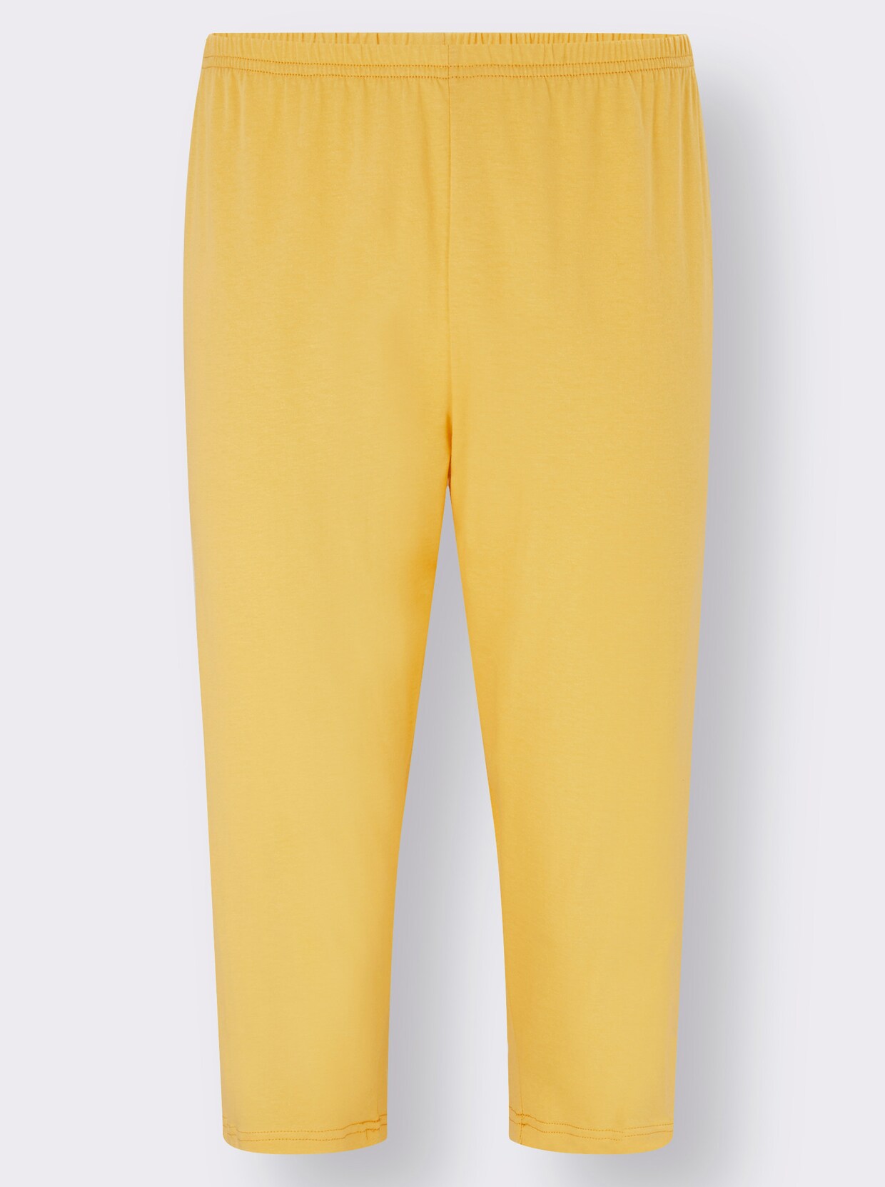 wäschepur Capri-Anzug - weiß-gelb-geringelt