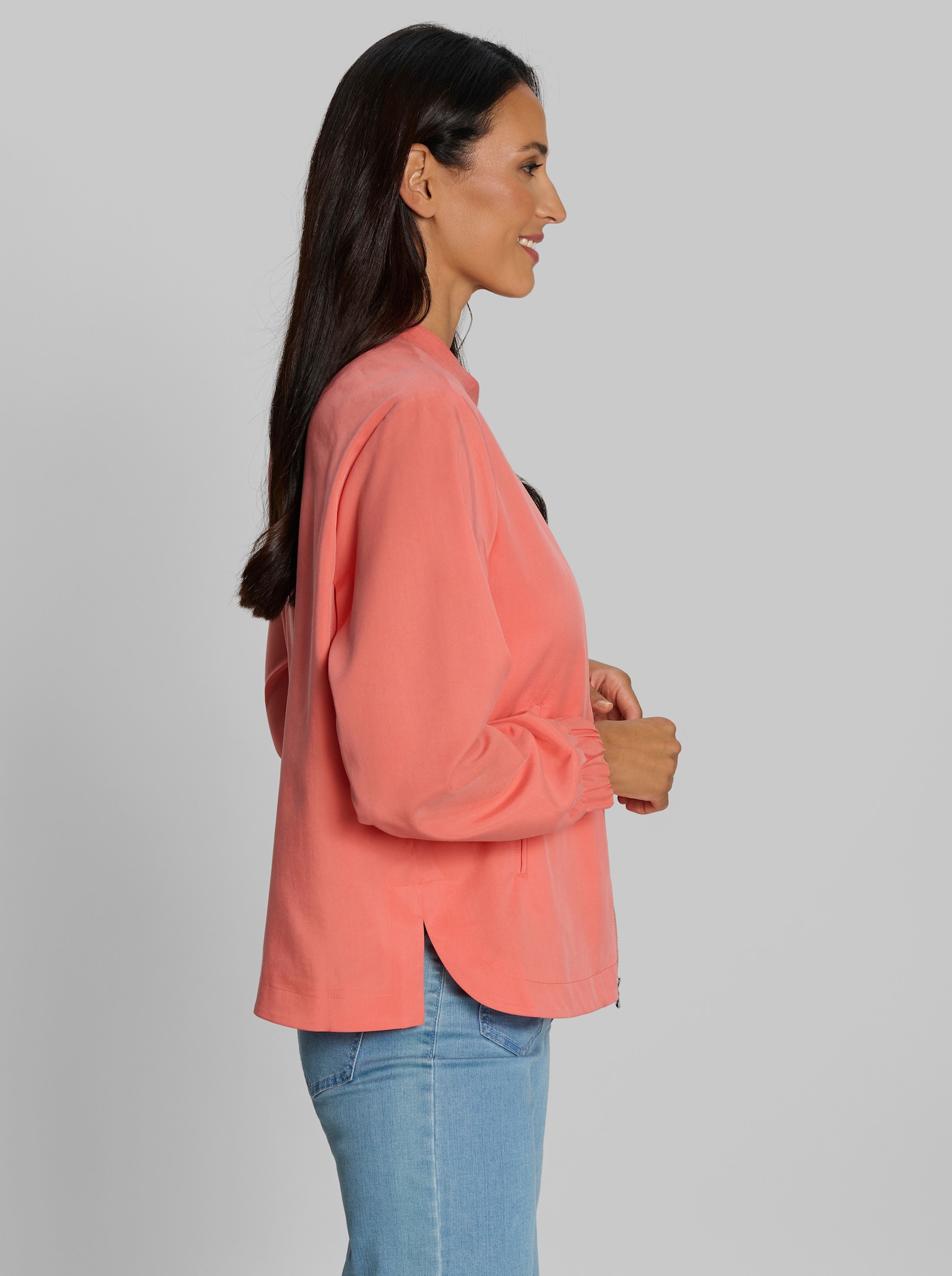 heine Blousonjacke in Oversize-Form - koralle