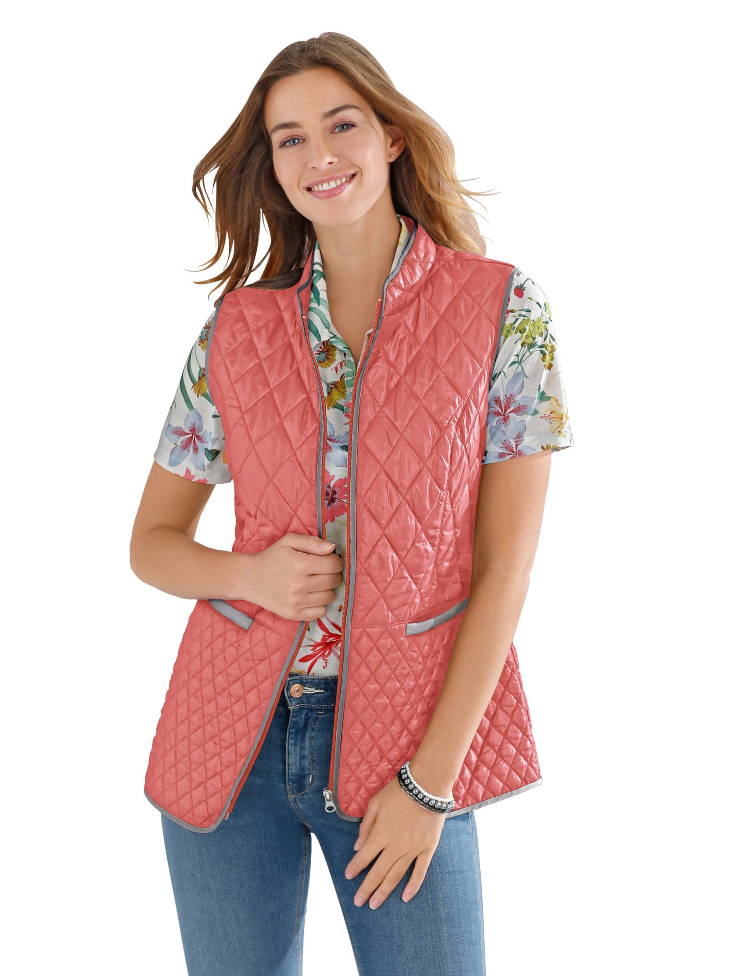 Steppweste - apricot