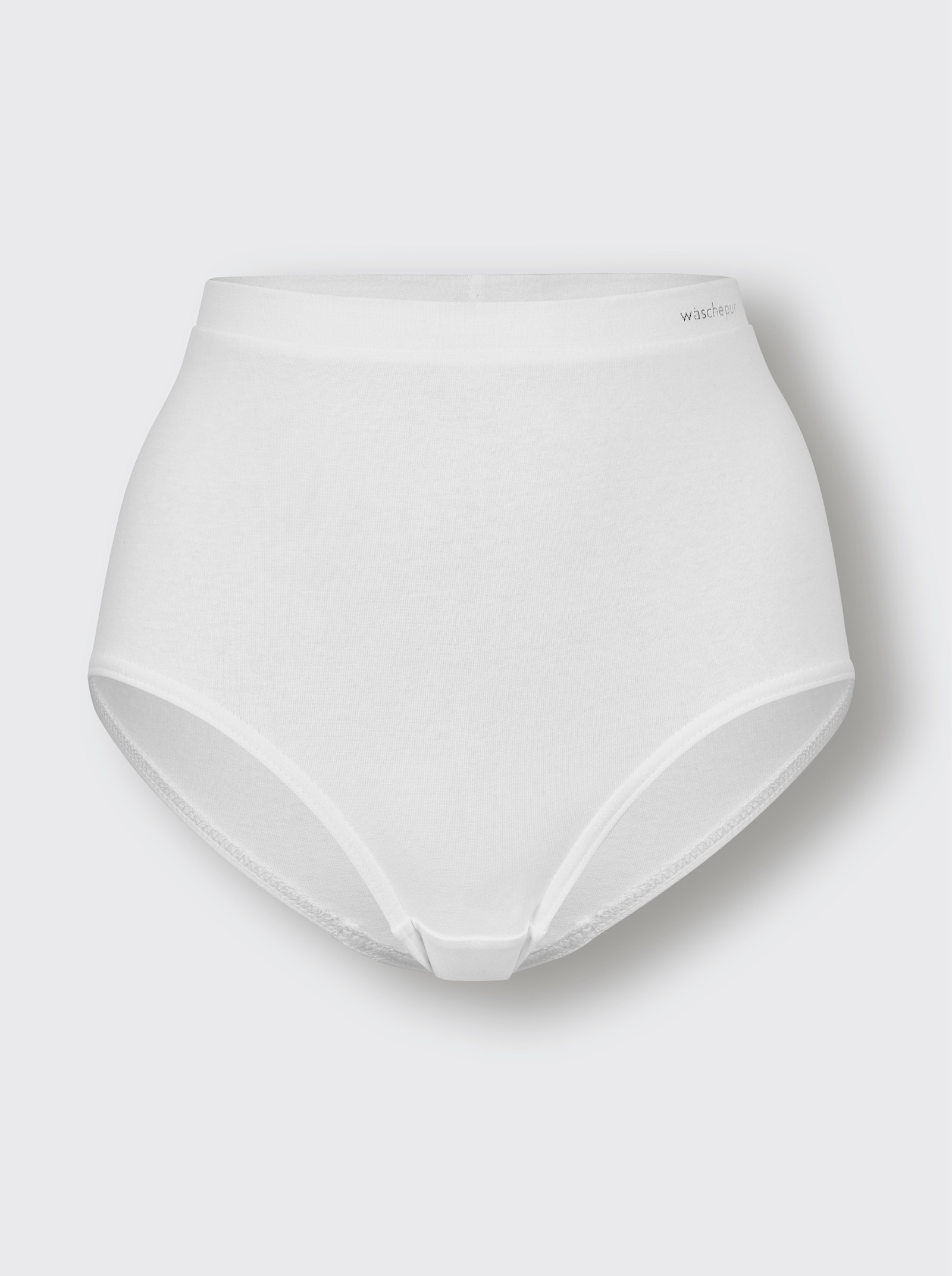 wäschepur Taillenslip aus Single-Jersey - weiss