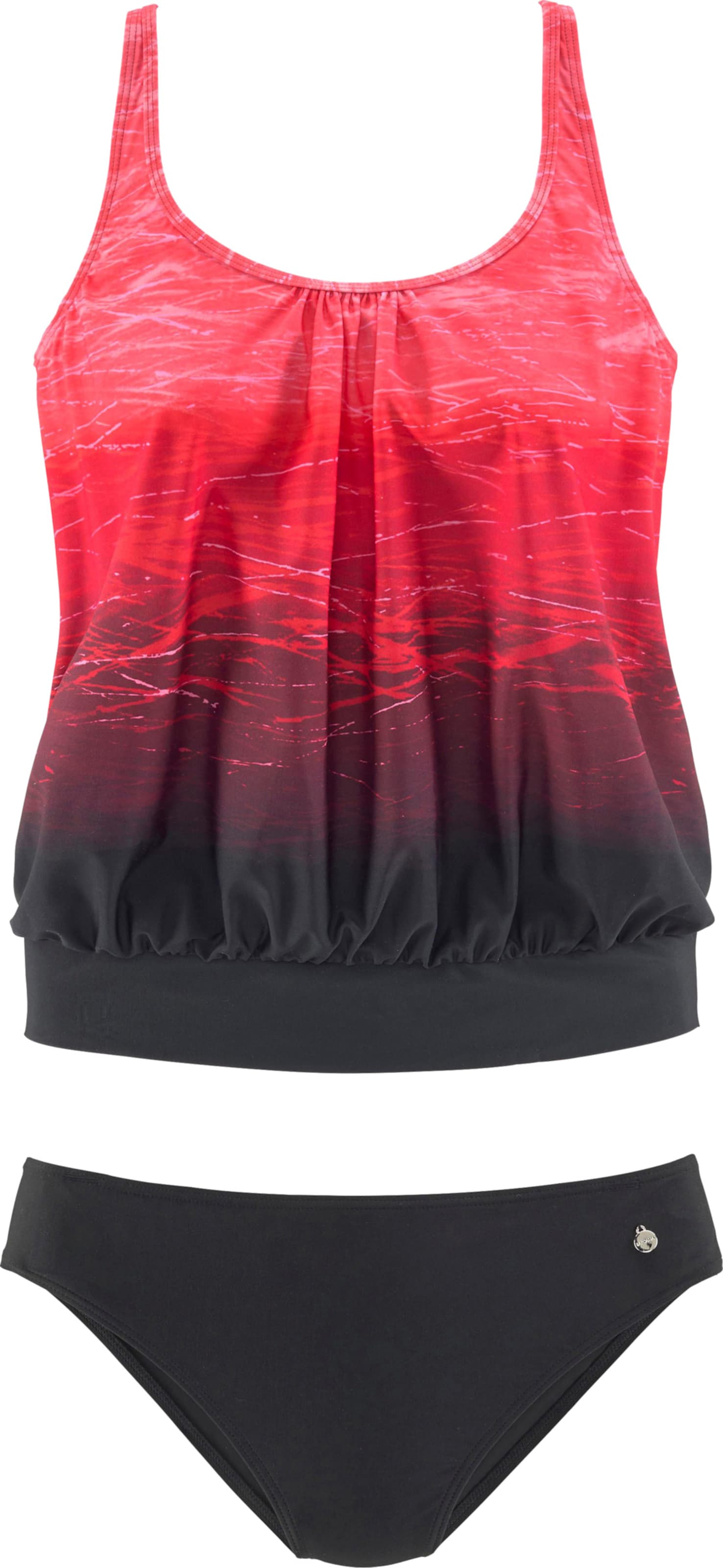 tankini rood geprint, foto 2
