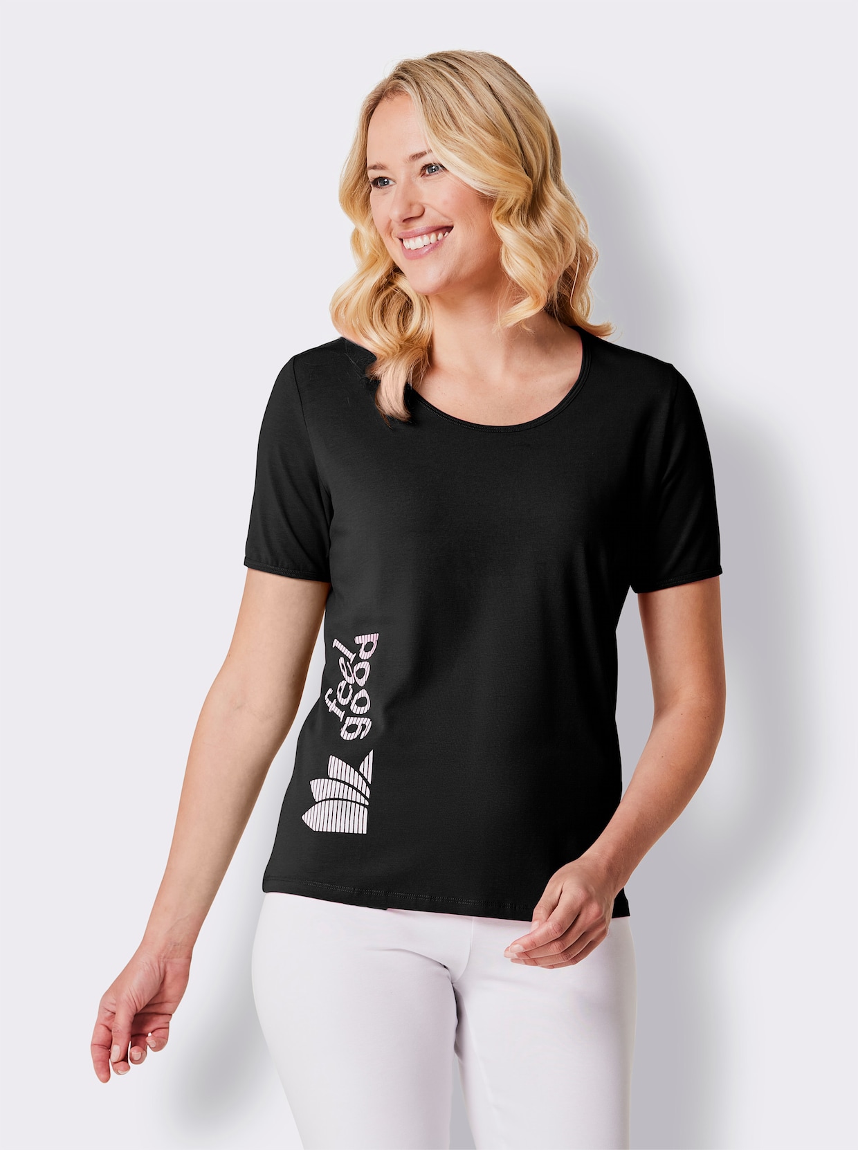 feel good Shirt - schwarz