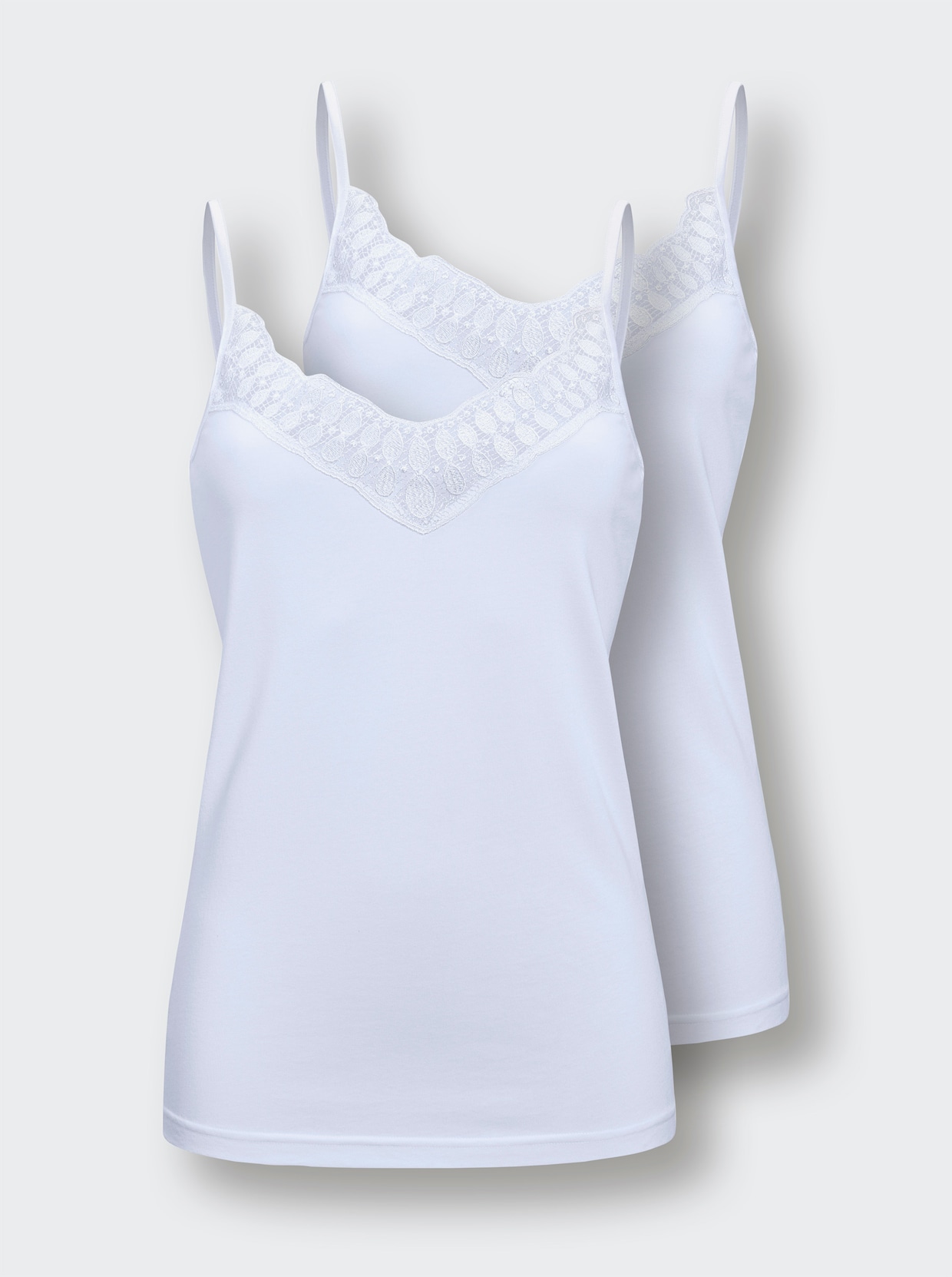 wäschepur Trägerhemd - weiß