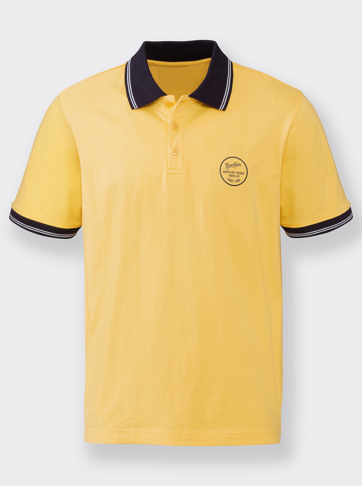 Catamaran Kurzarm-Poloshirt - gelb