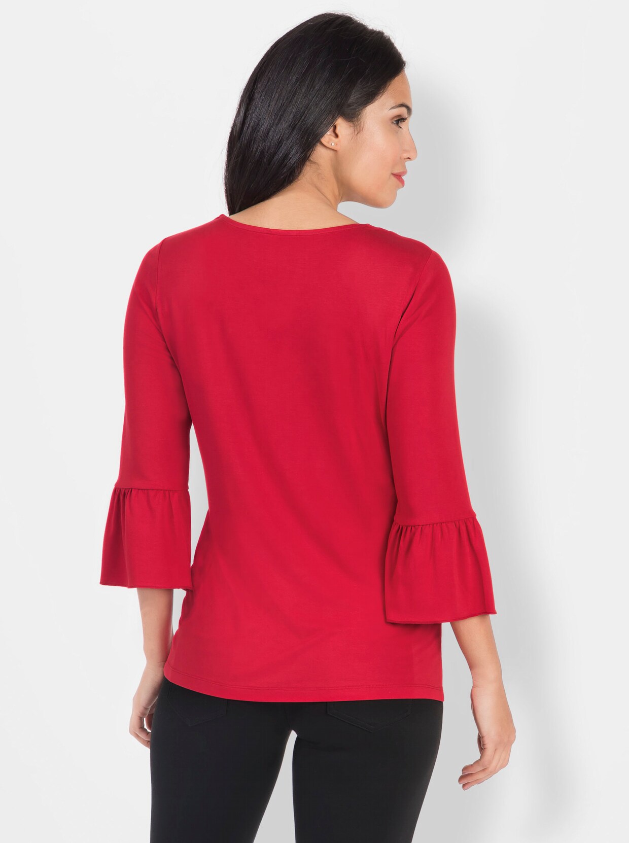 3/4-Arm-Shirt - rot