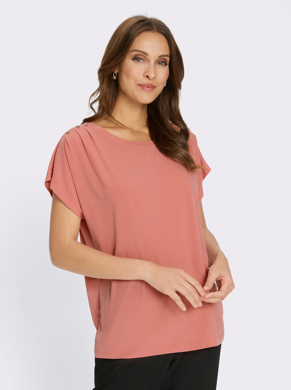 Rundhalsshirt - flamingo