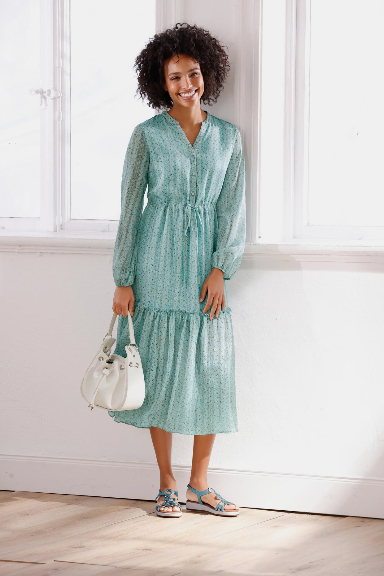Linea Tesini Druck-Kleid - bunt