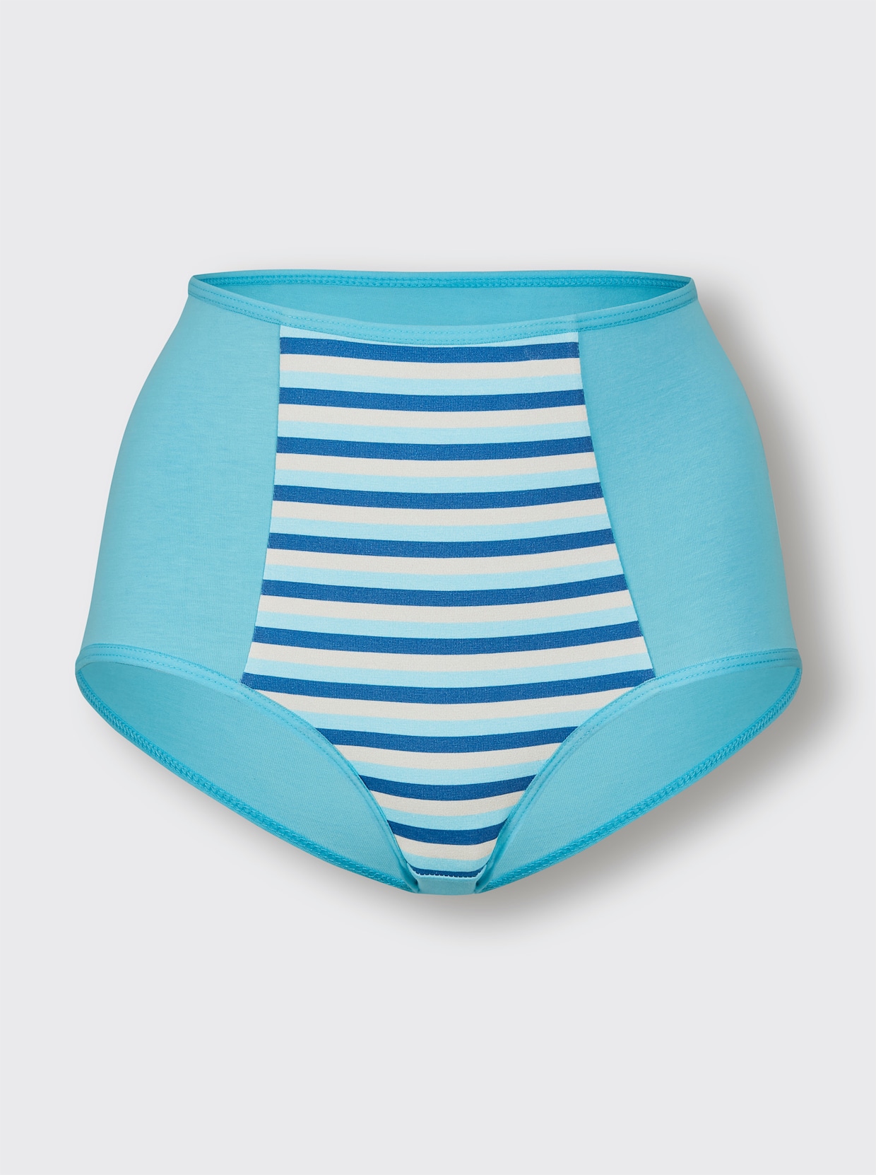 wäschepur Corrigerende slip - jeansblauw + aquamarijn