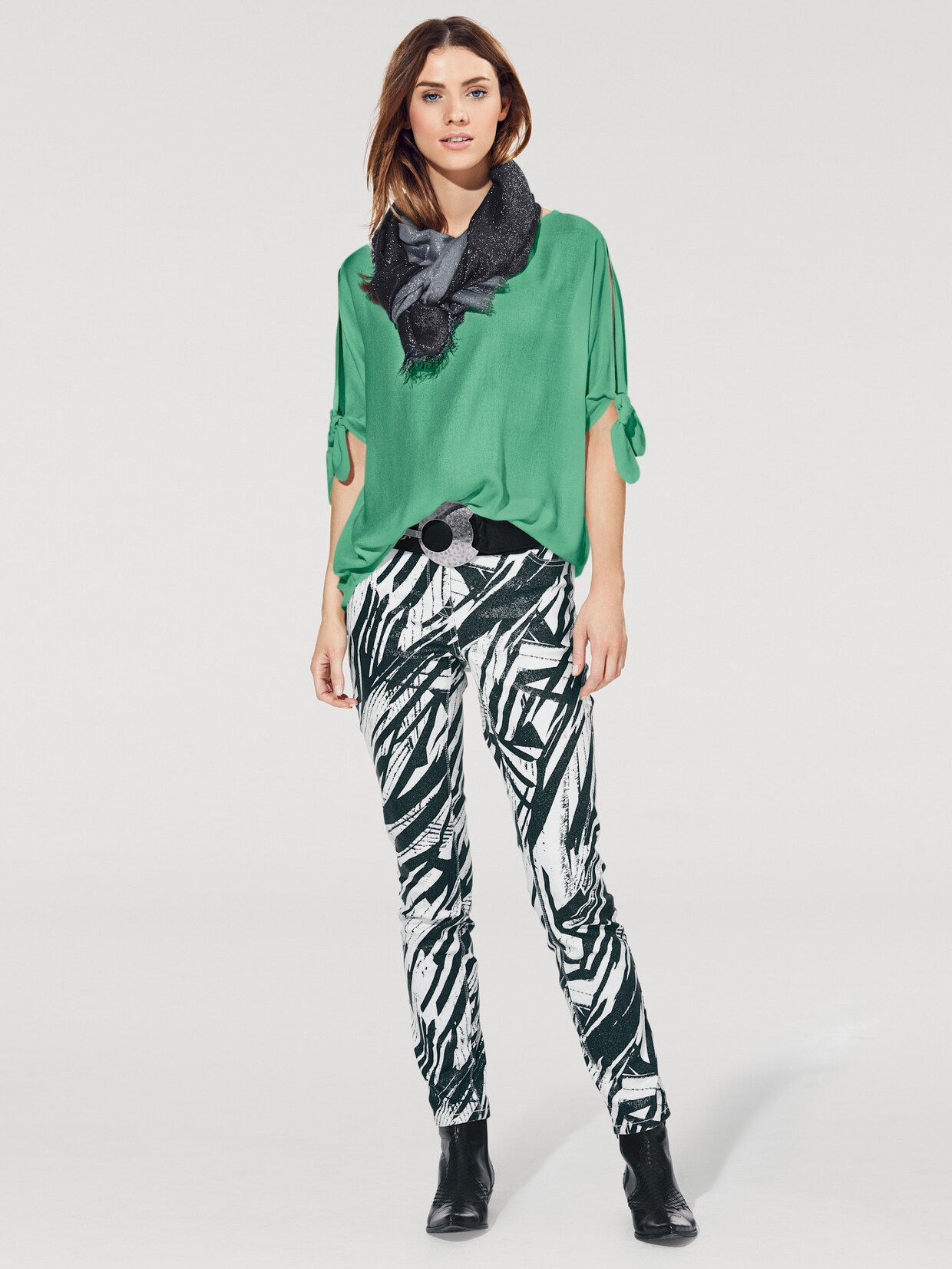 heine Comfortabele blouse - groen
