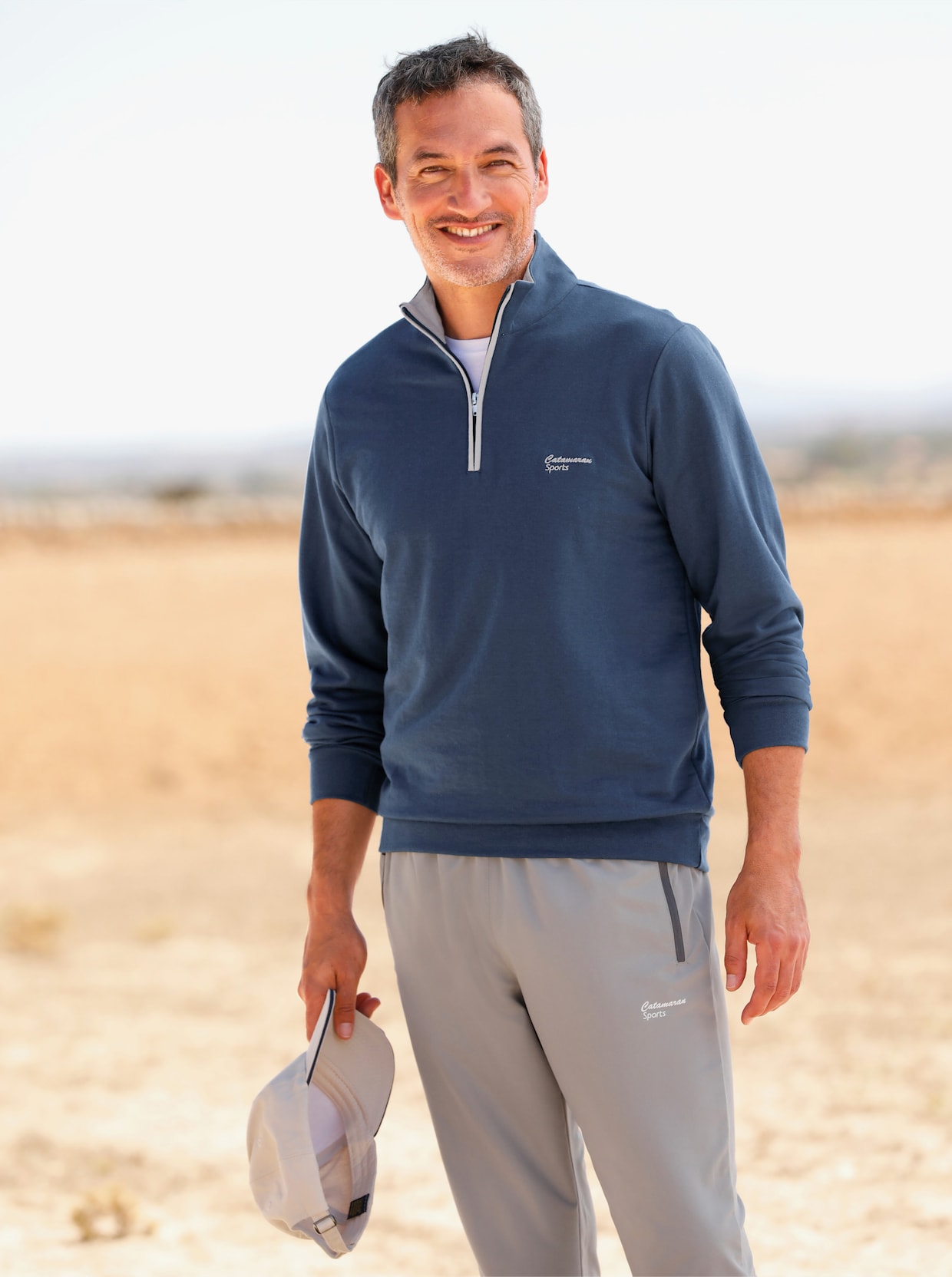 Catamaran Sports Sweatshirt - donkerblauw/steengrijs