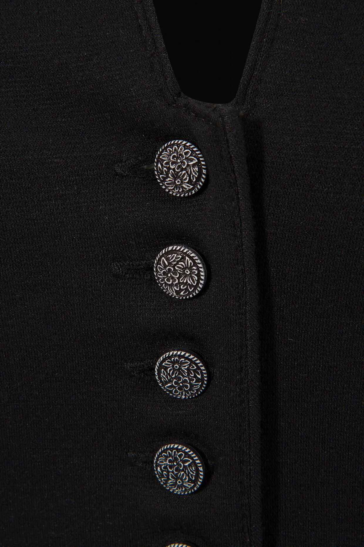 MarJo Dirndl - schwarz-weiß-grün