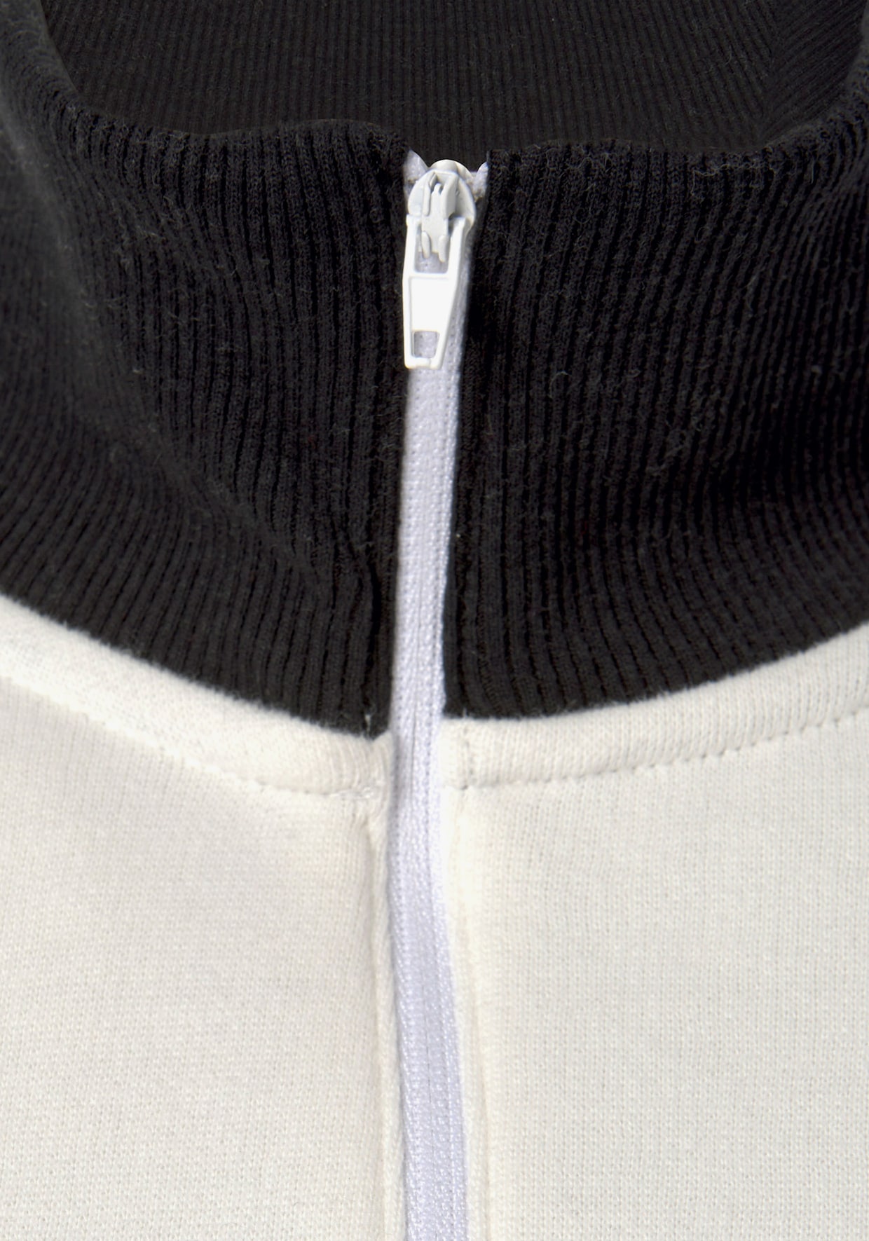 Sweatshirt - schwarz/weiß