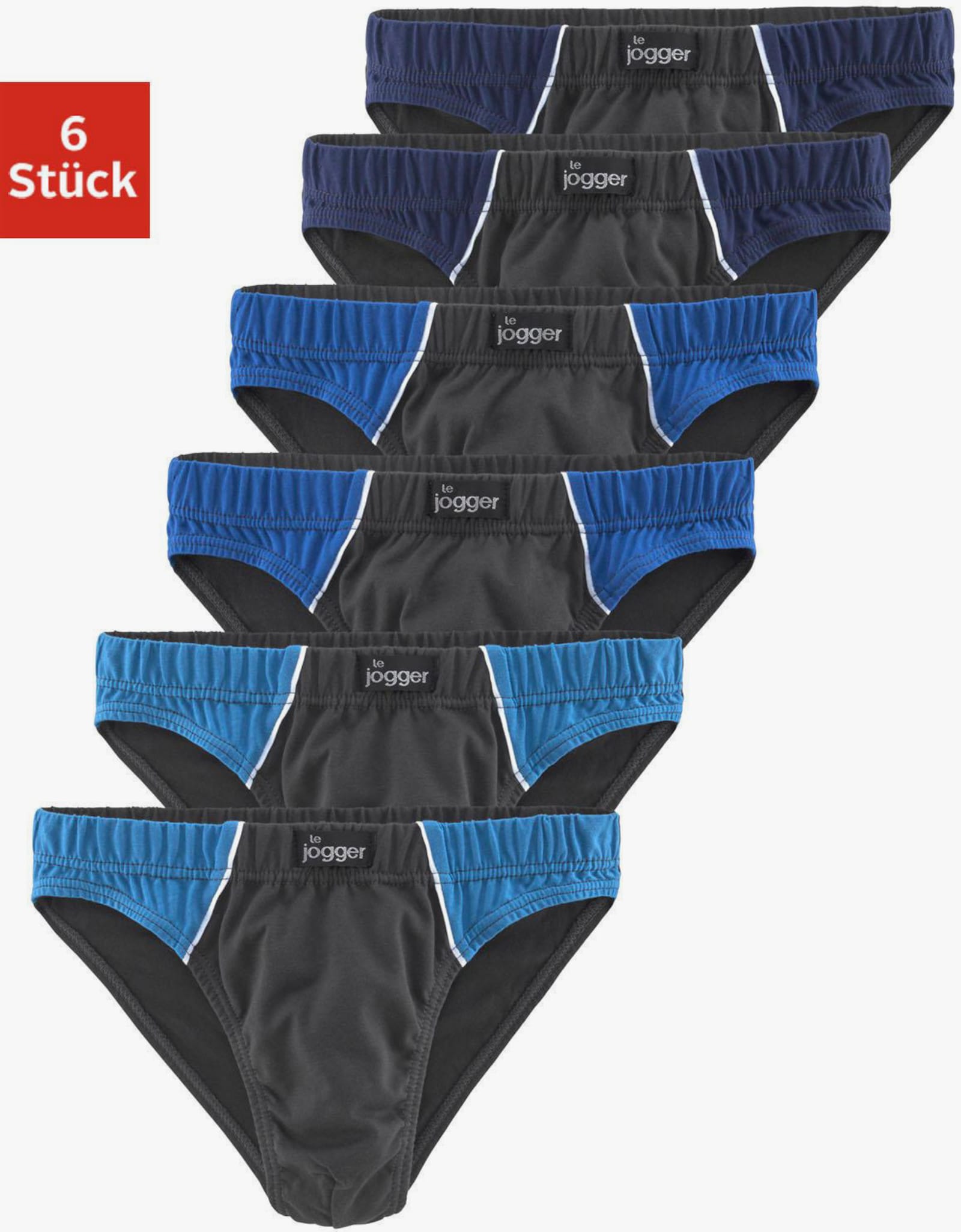 le jogger Slip - grau-blau