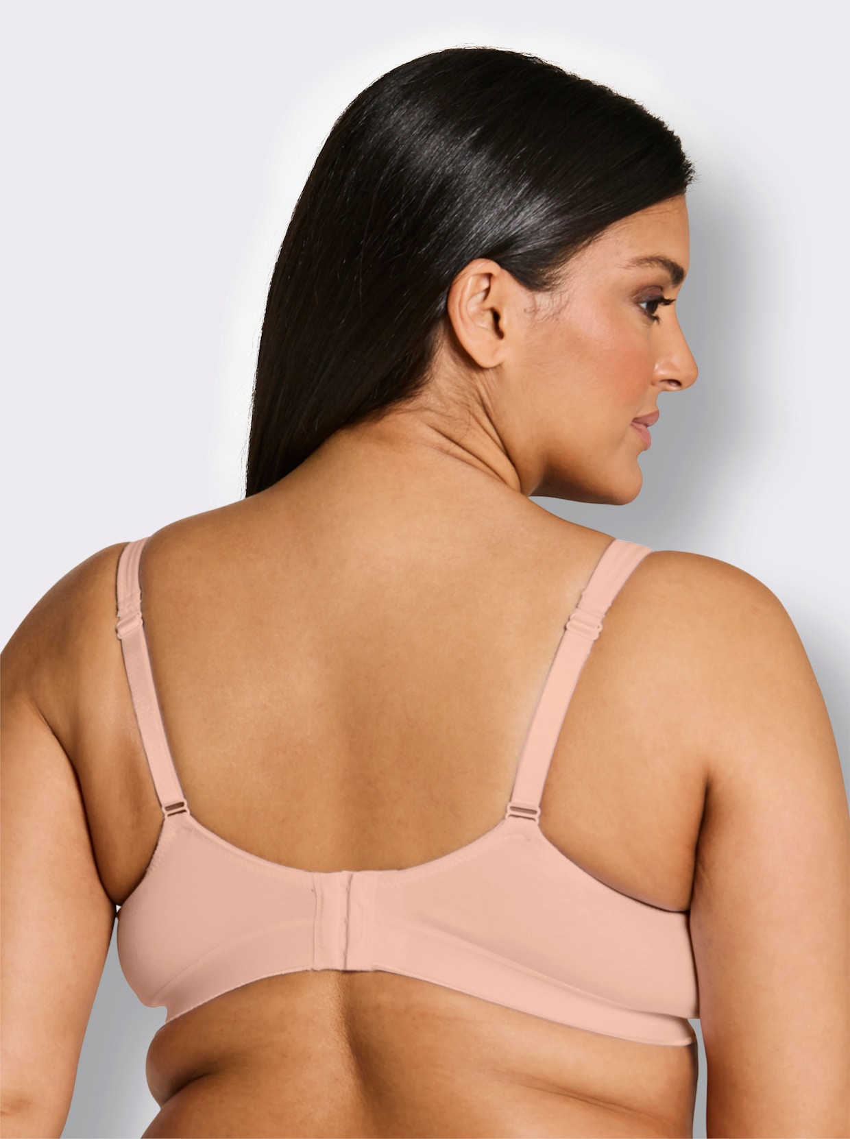 wäschepur Komfort-BH ohne Bügel mit Komfortträgern - puder