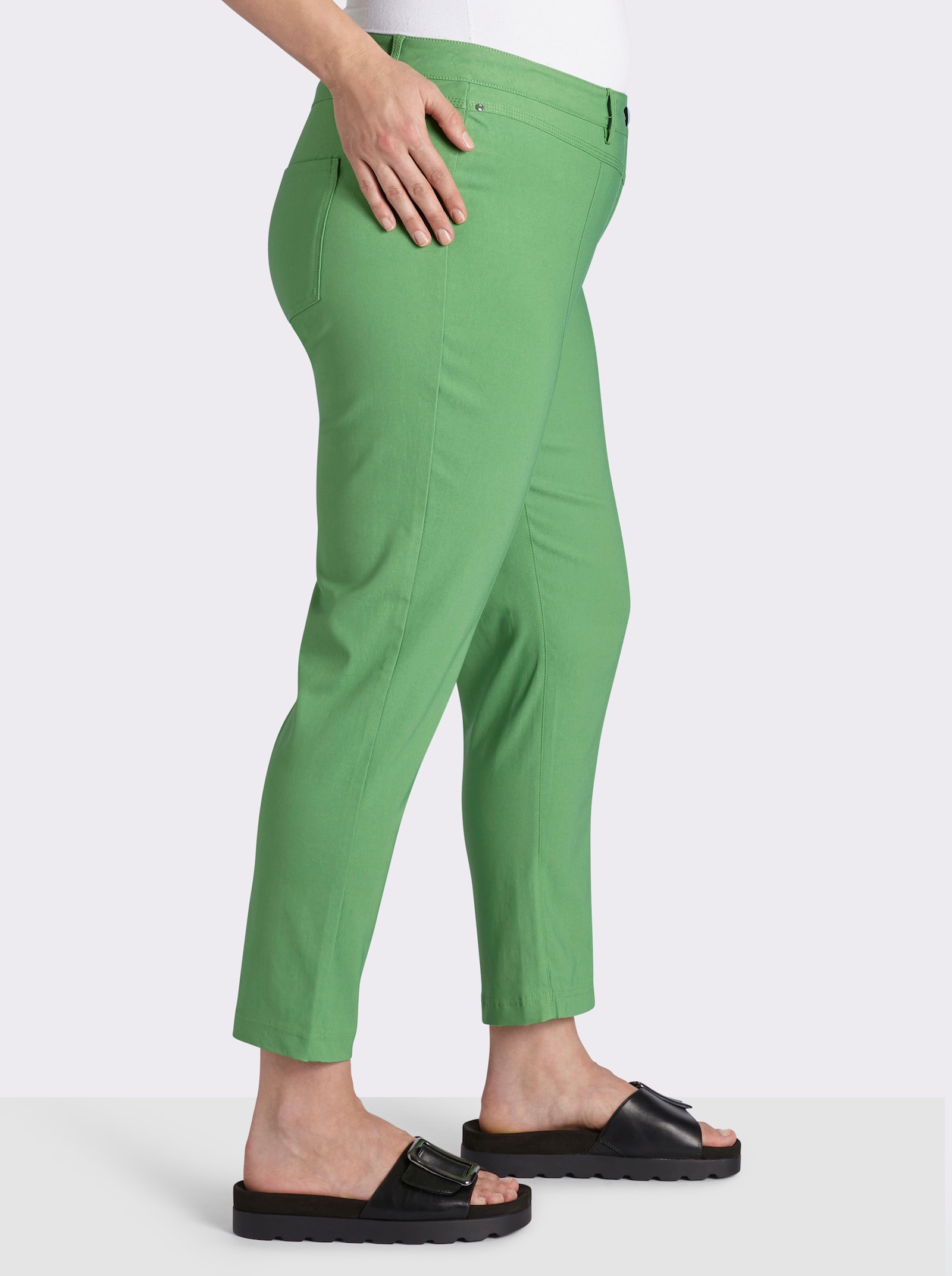 Bengalinhose mit aufgesetzten Gesäßtaschen - apfel