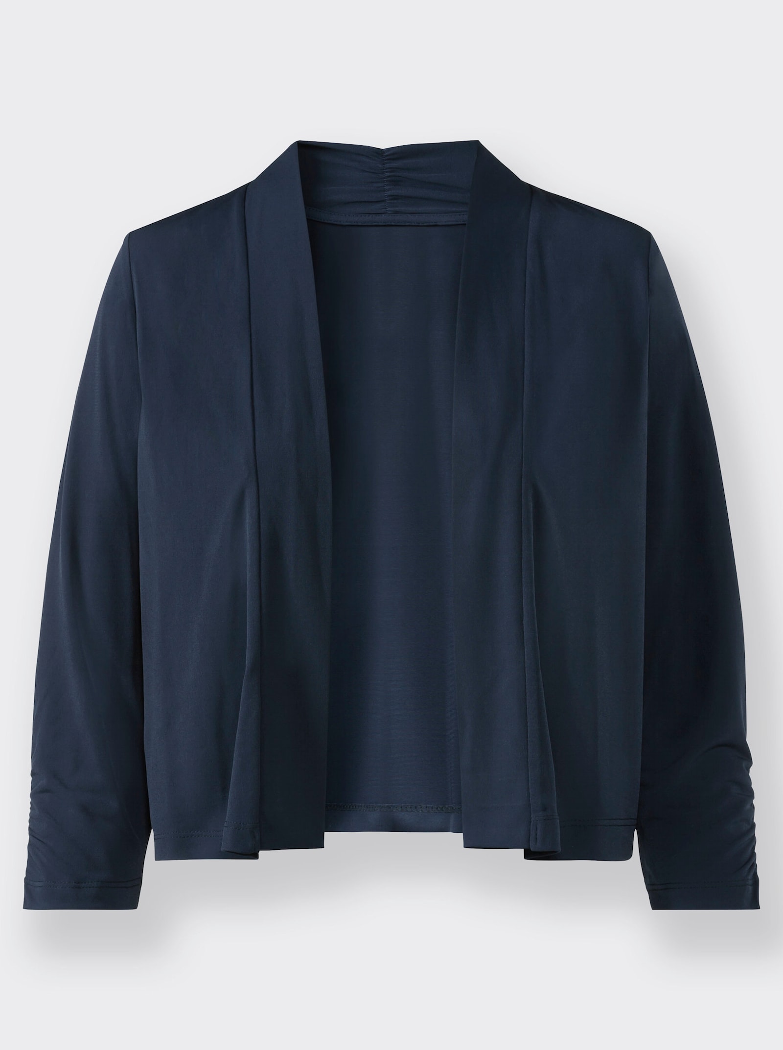 Halenka krátkého střihu bolerka - námořnická modrá