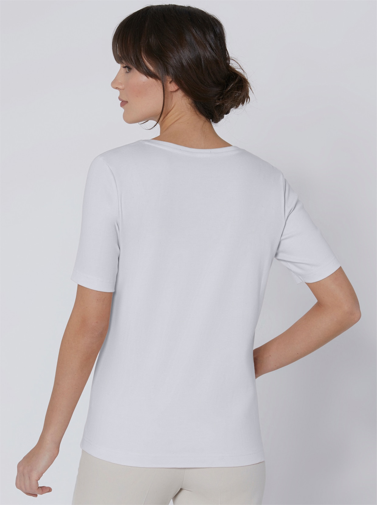 CREATION L PREMIUM Shirt met korte mouwen - wit