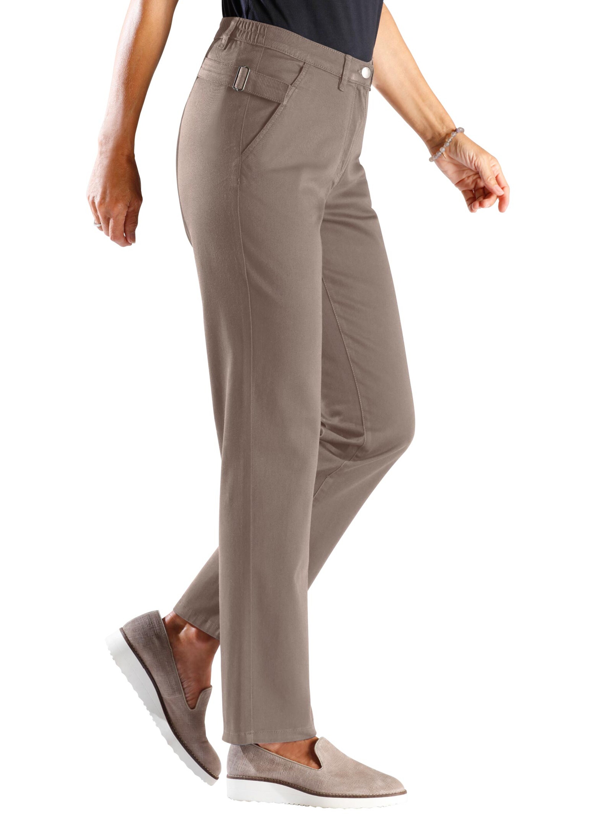 Stretch-Hose - taupe