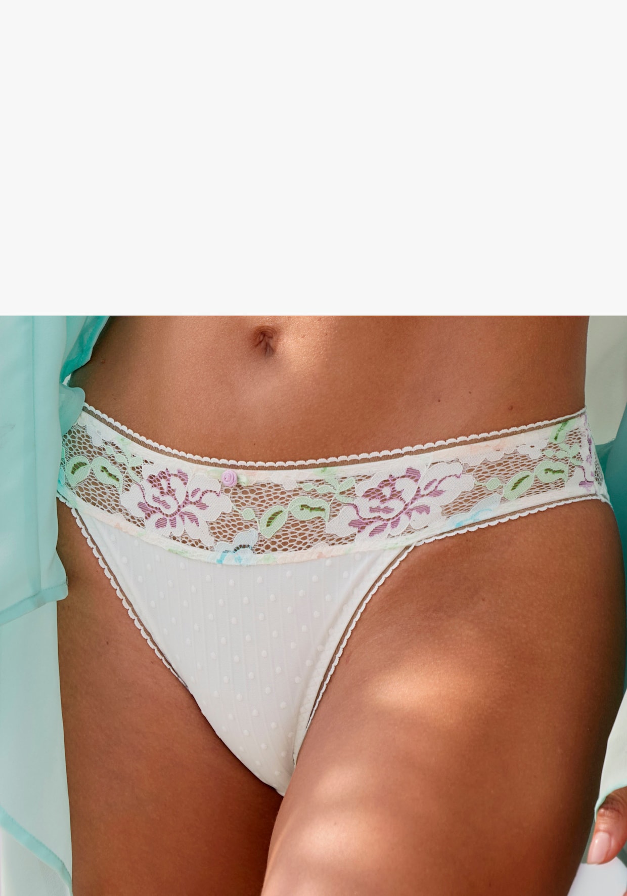 Vivance Slip - pastel geblühmt
