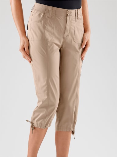 Caprihose - taupe