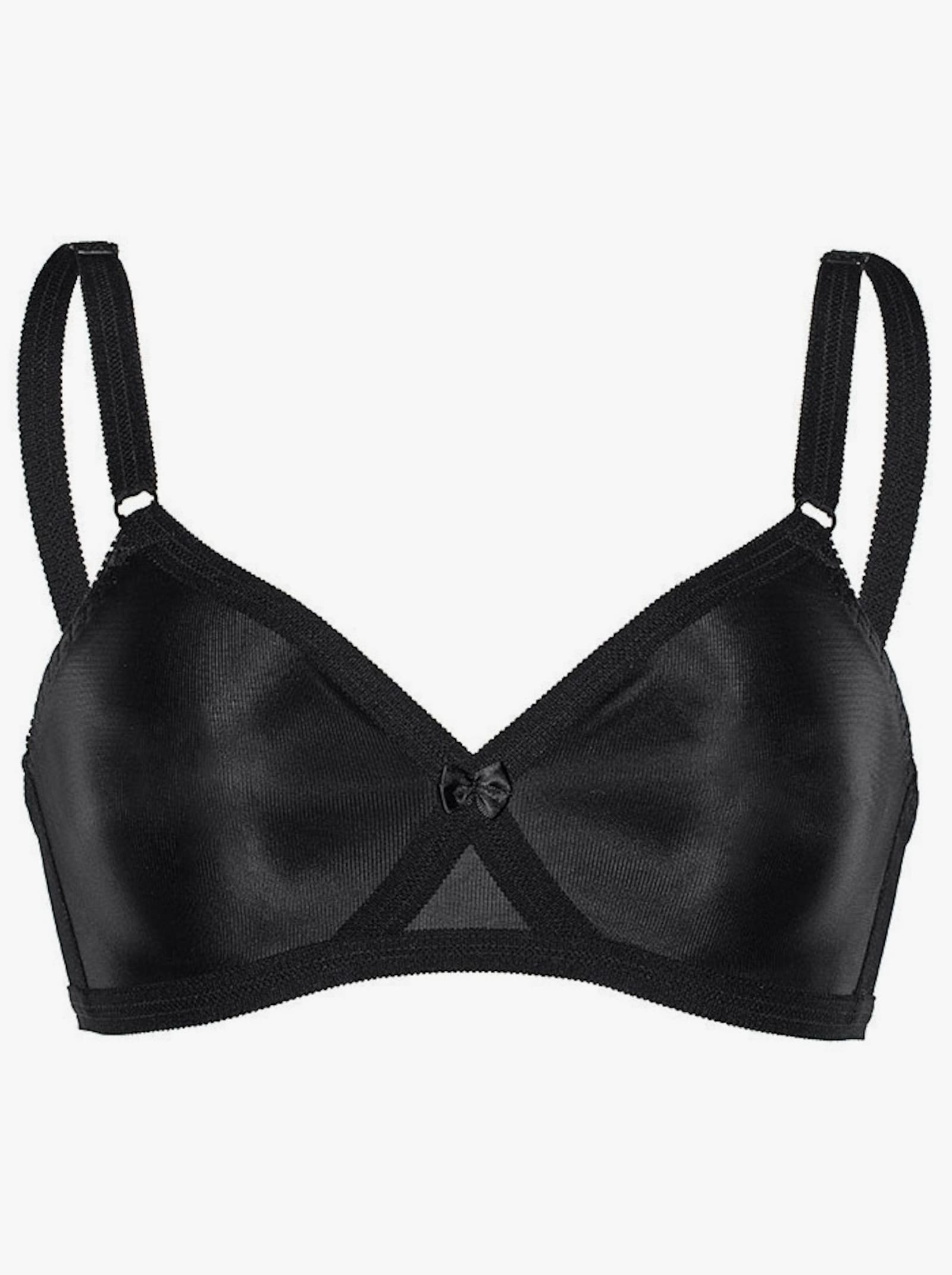 Sassa Beha zonder beugel in gekruist model - wit + zwart