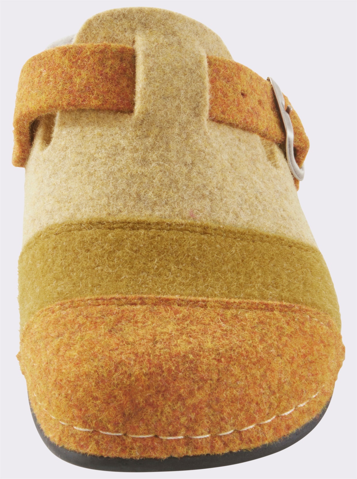 Dr. Feet Chaussons - jaune à rayures