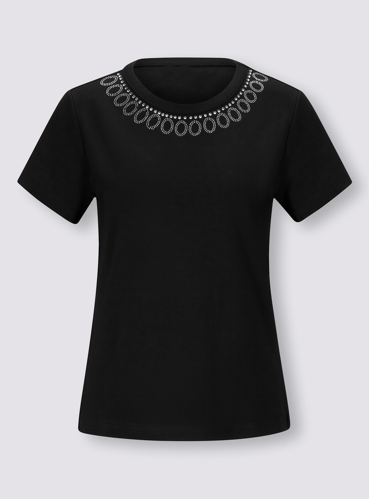 heine T-shirt - zwart