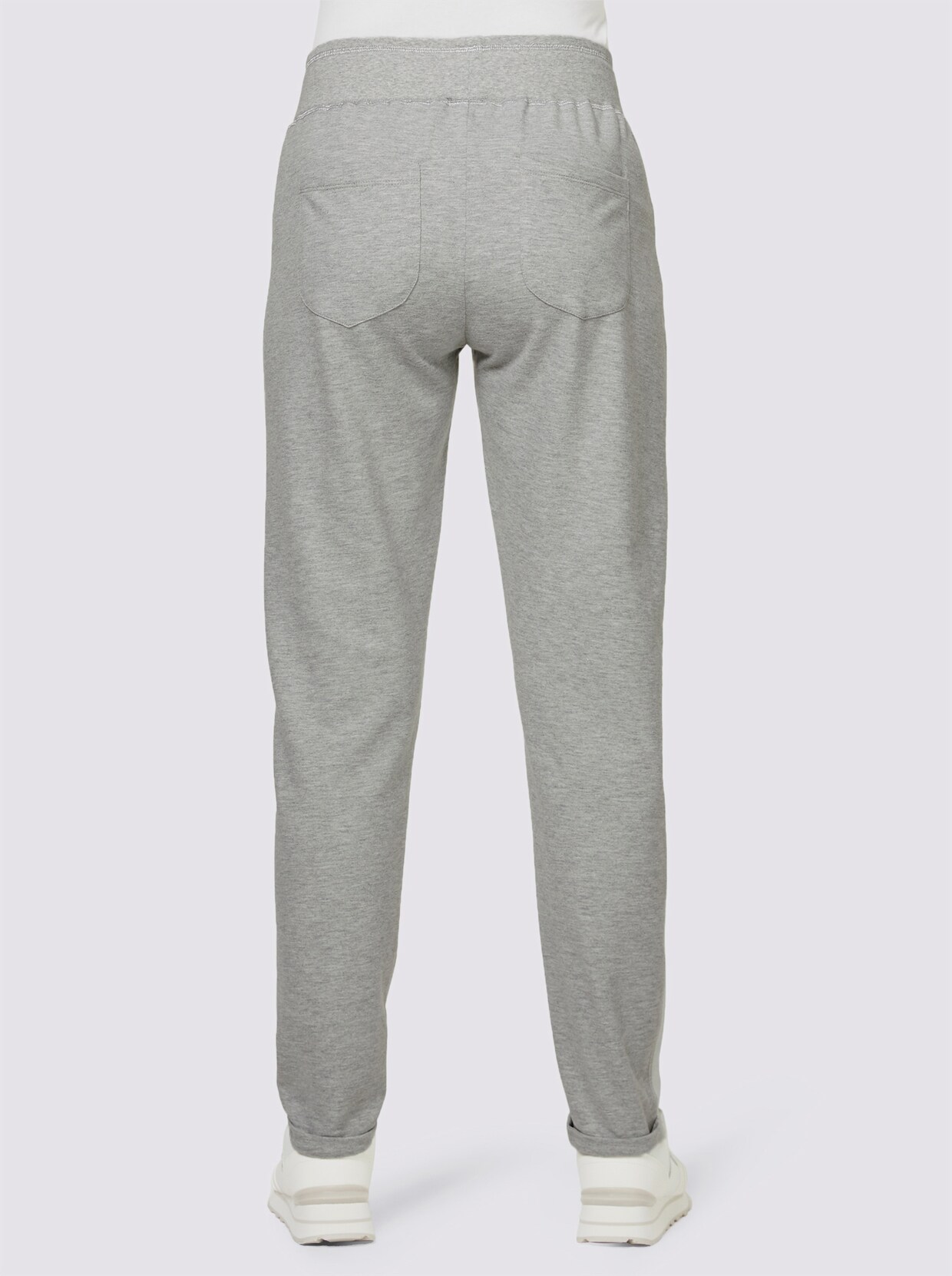 Jogg Pants - steingrau-meliert