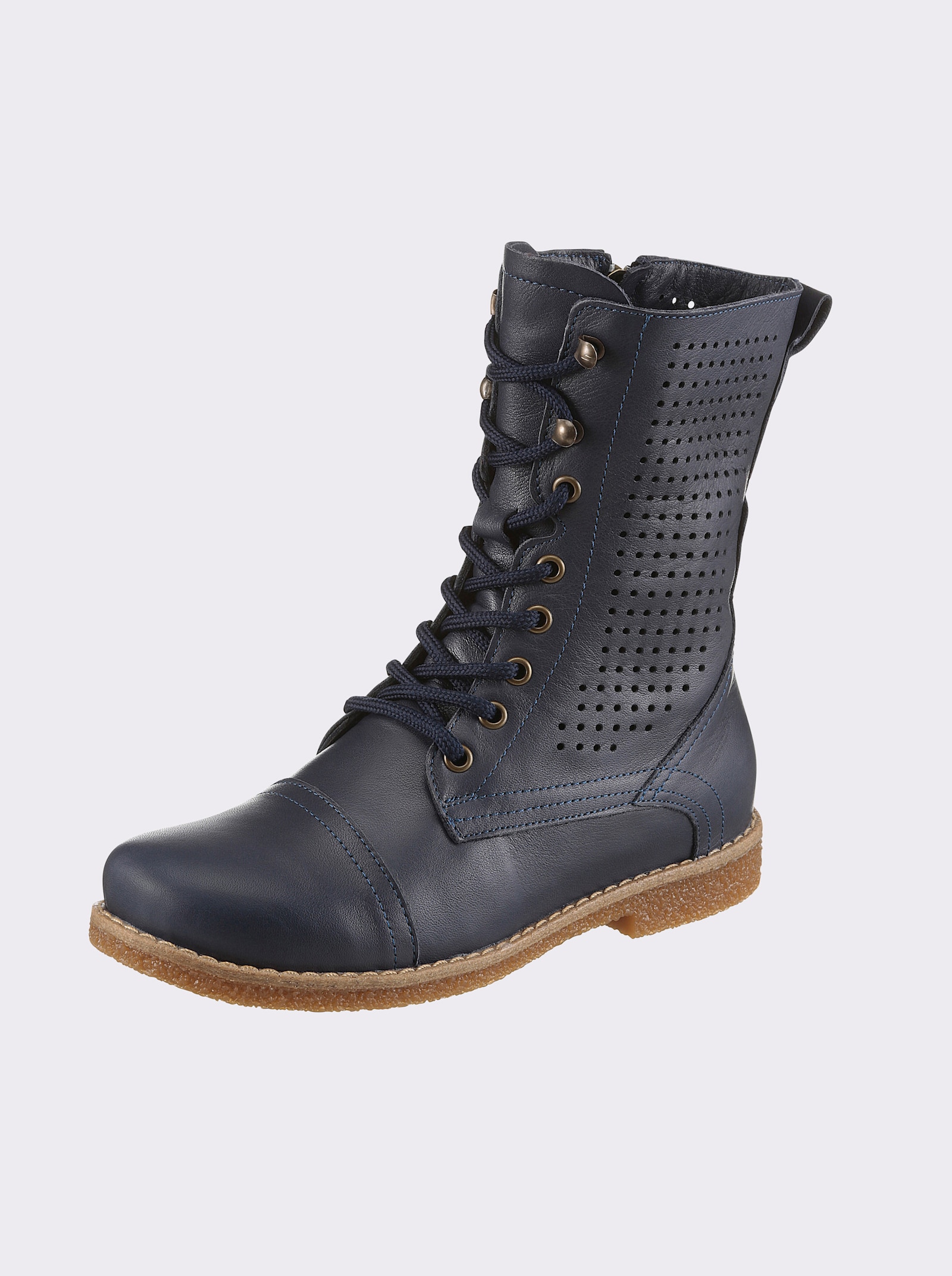 Andrea Conti Schnürstiefelette - marine