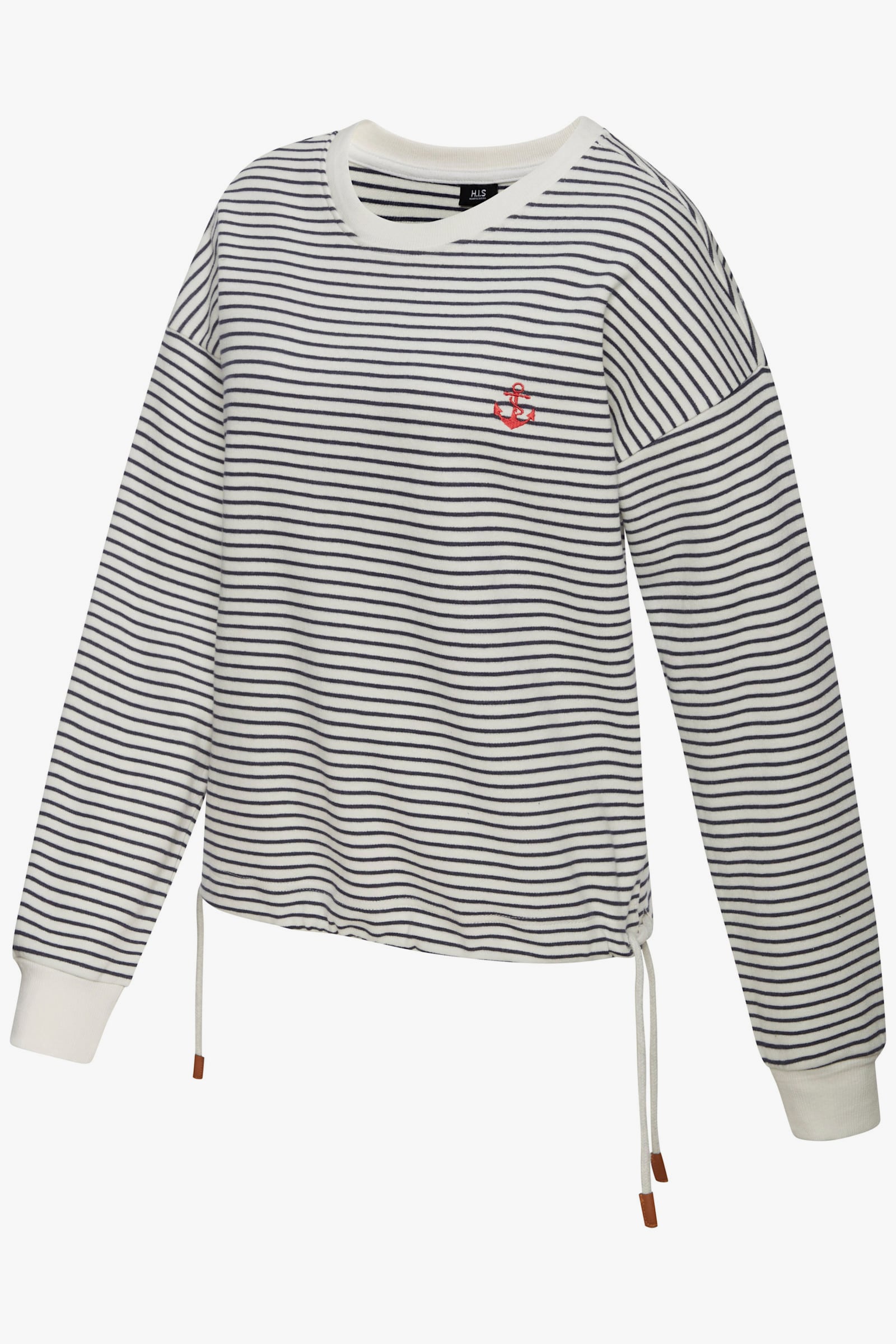 H.I.S Sweatshirt - marine-offwhite