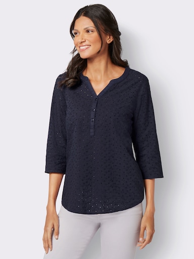 Comfortabele blouse - marine