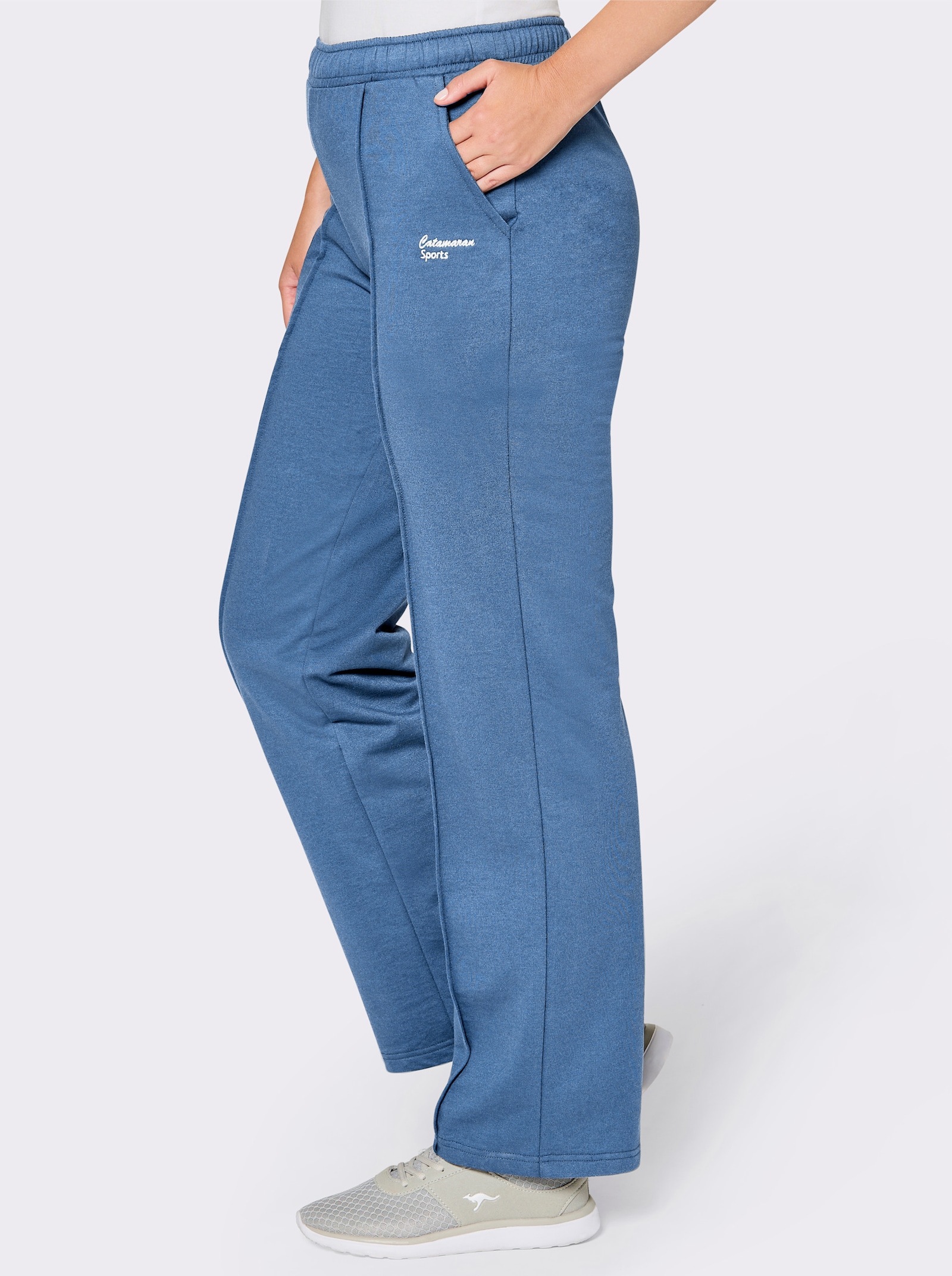 Catamaran Sports Freizeithose in leichter Sweat-Qualität - mittelblau