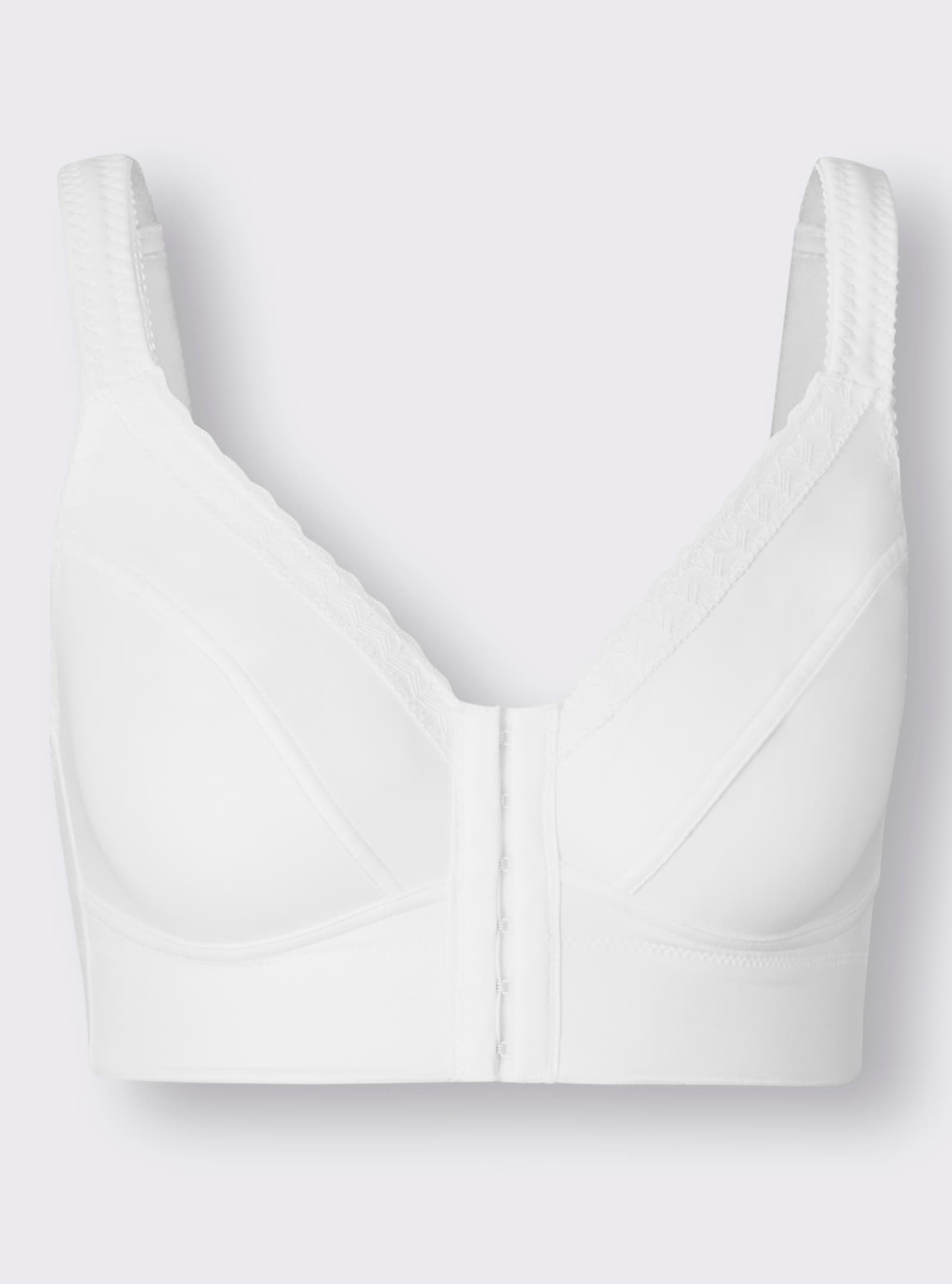 wäschepur Beha zonder beugel met voorsluiting - wit