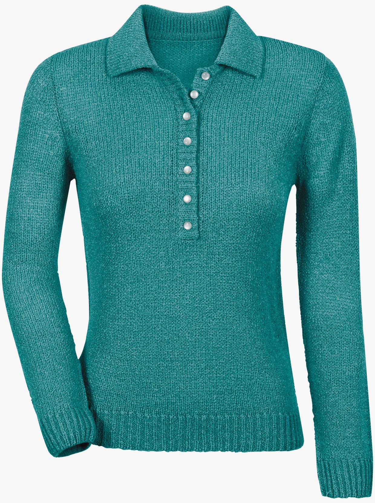 Polopullover - winterturquoise