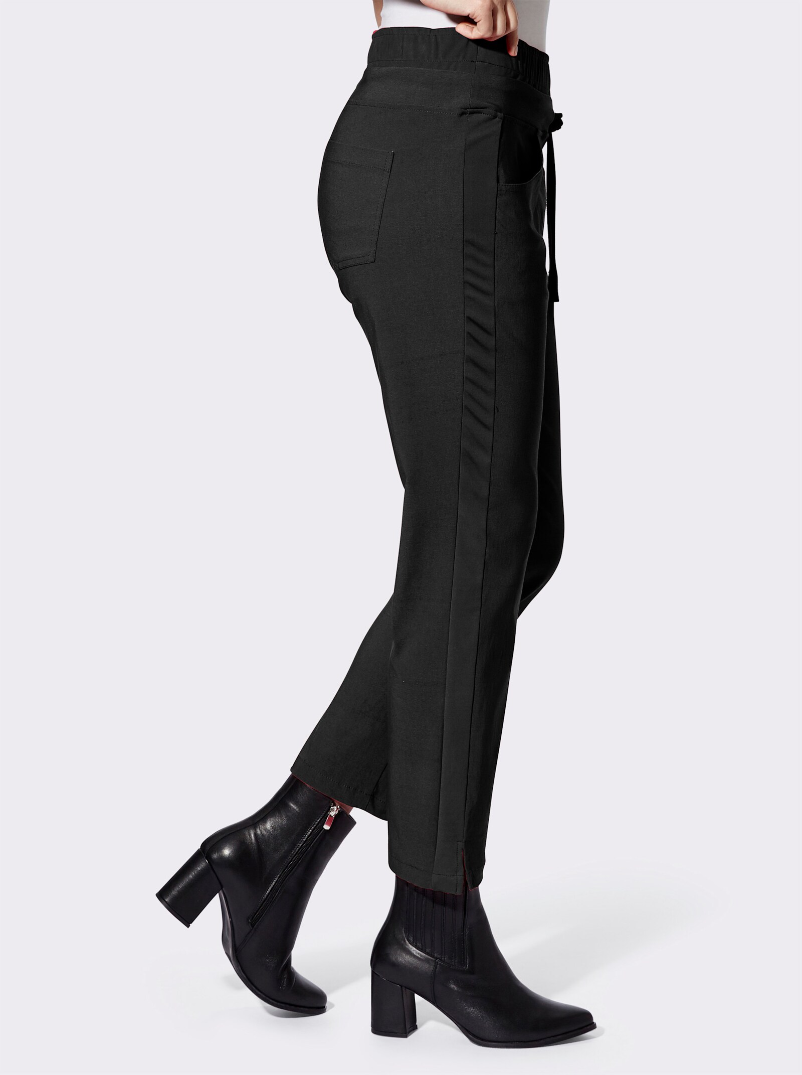 heine Jogg Pants in 7/8-Länge - schwarz