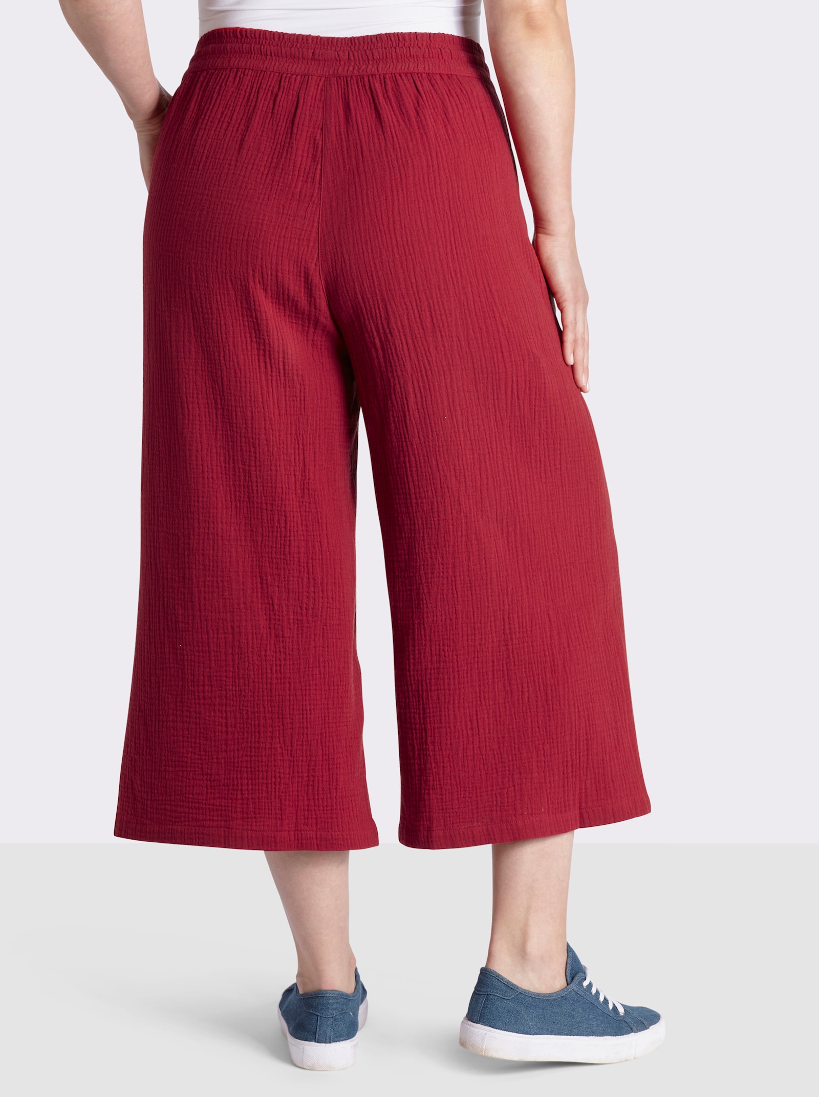 sheego 3/4-Hose in Schlupfform - kirsche