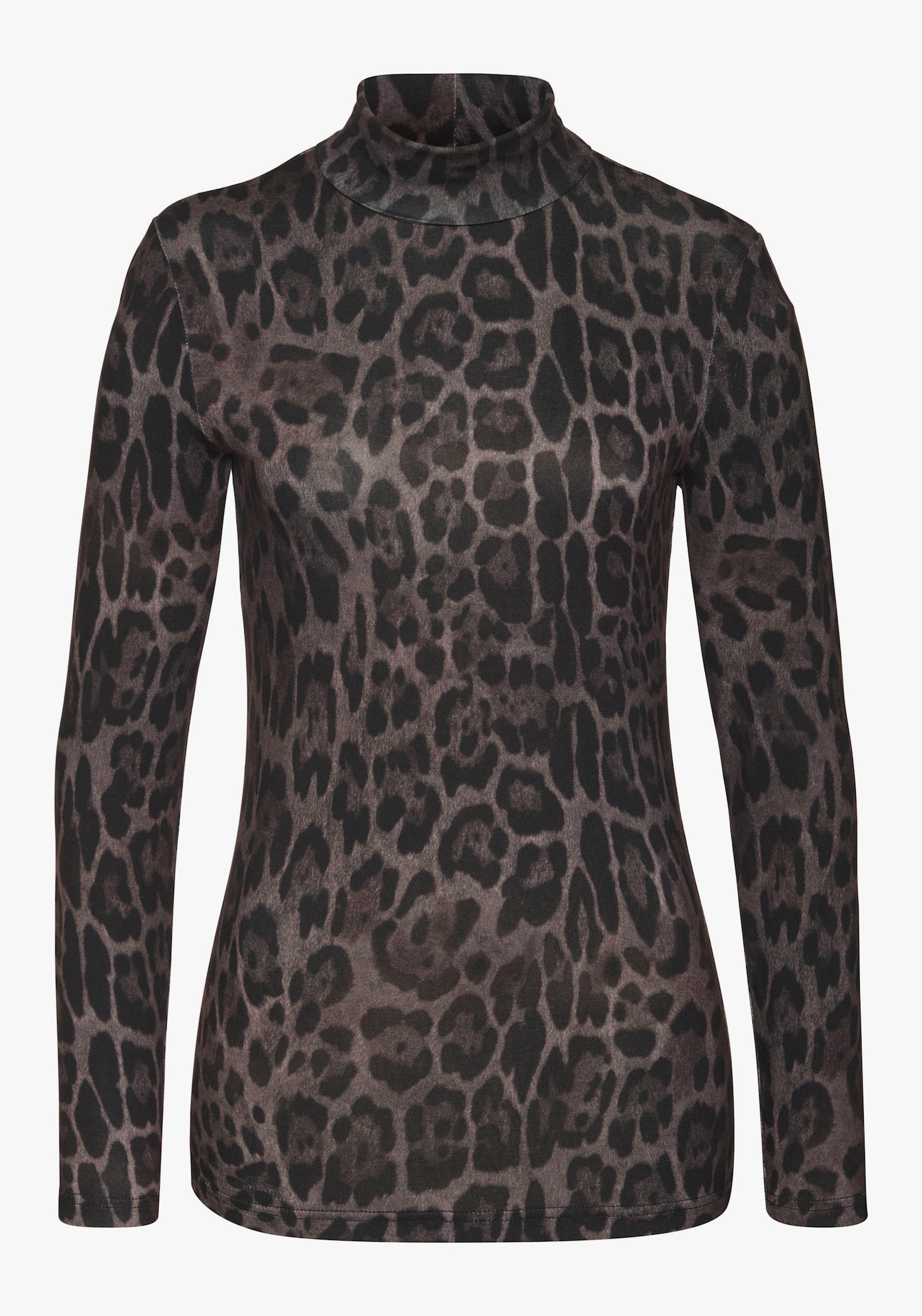 LASCANA Colshirt - bruin bedrukt