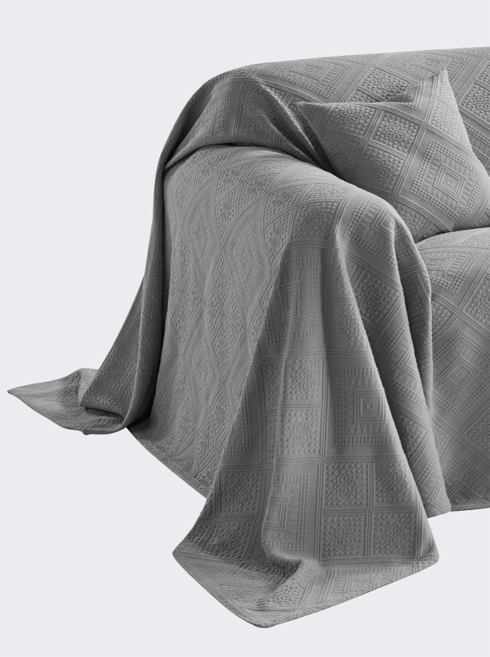 Pereira da Cunha Sofaüberwurf - grau