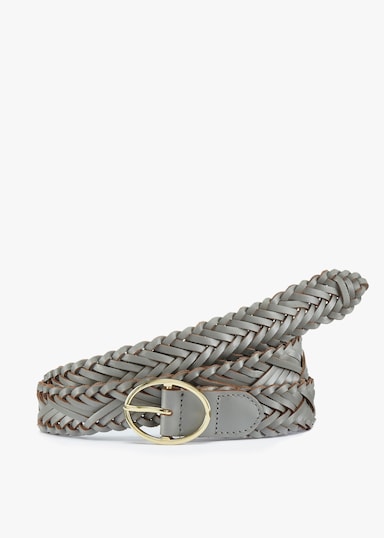 LASCANA Ceinture en cuir - gris