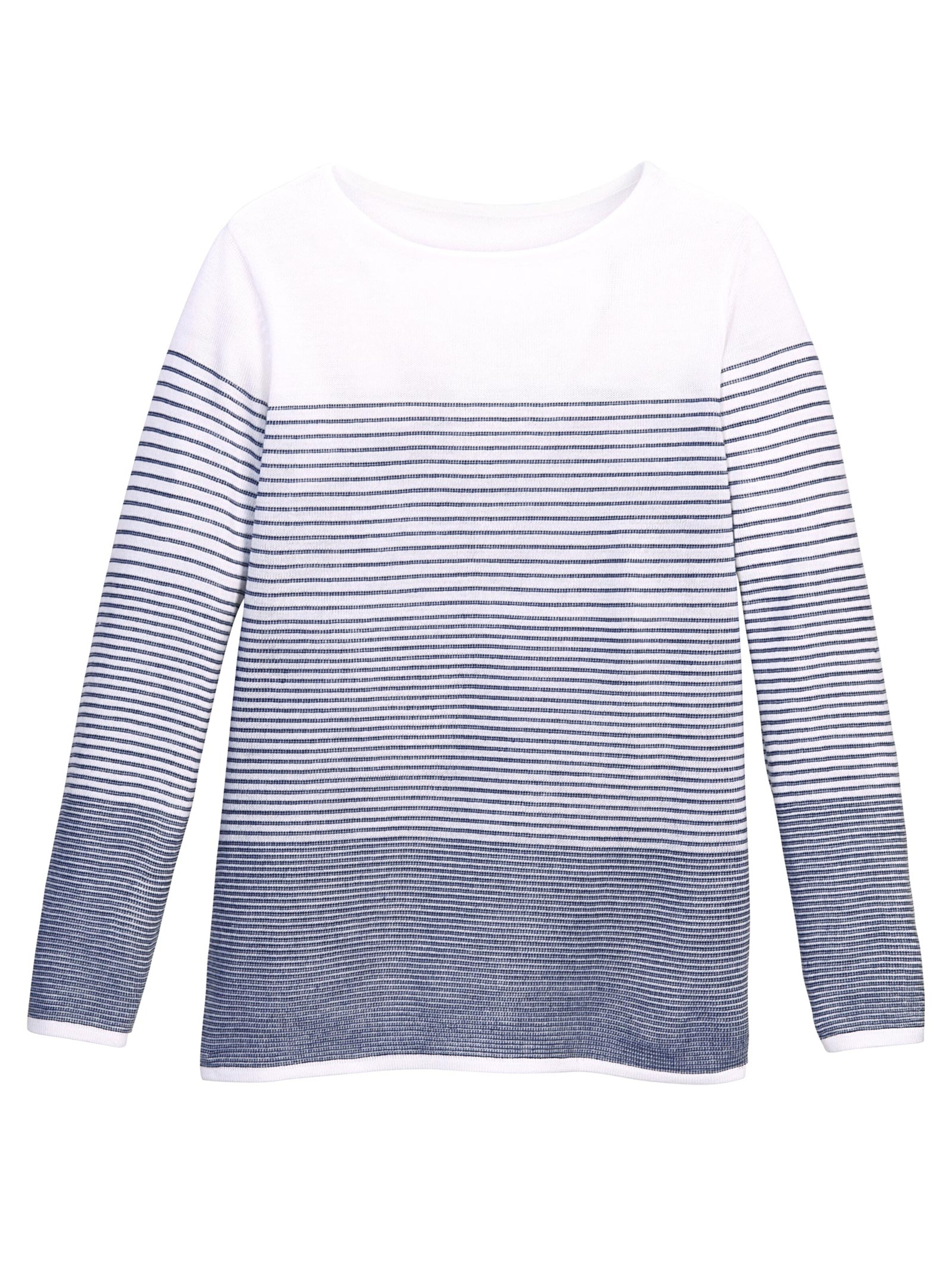 Pullover - dunkelblau-geringelt