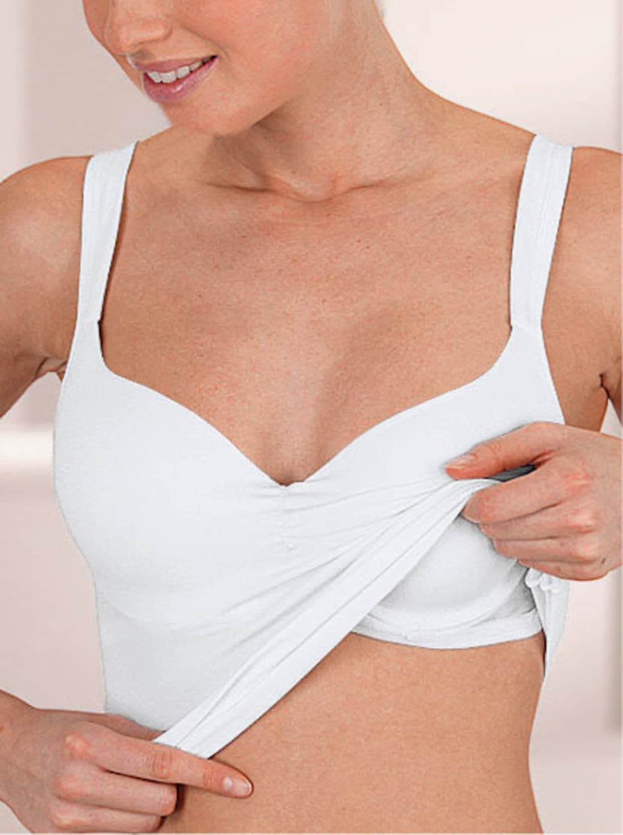 Viania Chemise soutien-gorge à armatures - blanc