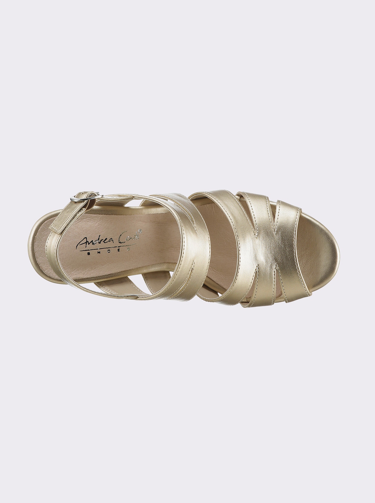 Andrea Conti sandaaltjes - goudkleur