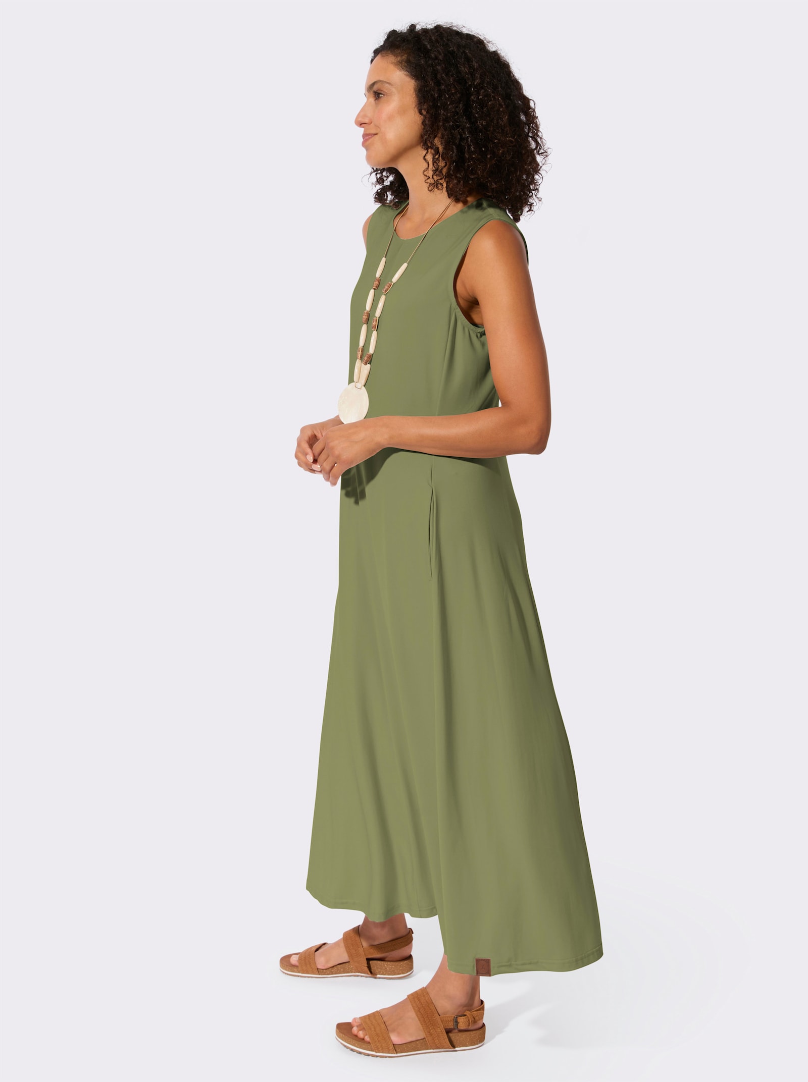 Sommerkleid in Bahnenform - schilf