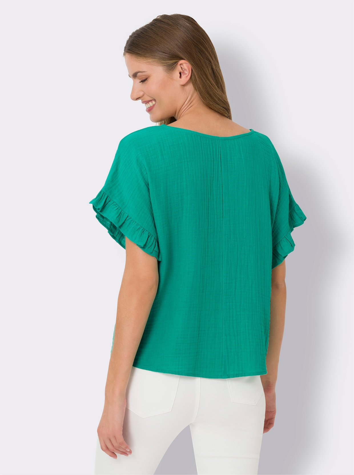 heine Bluse - smaragd