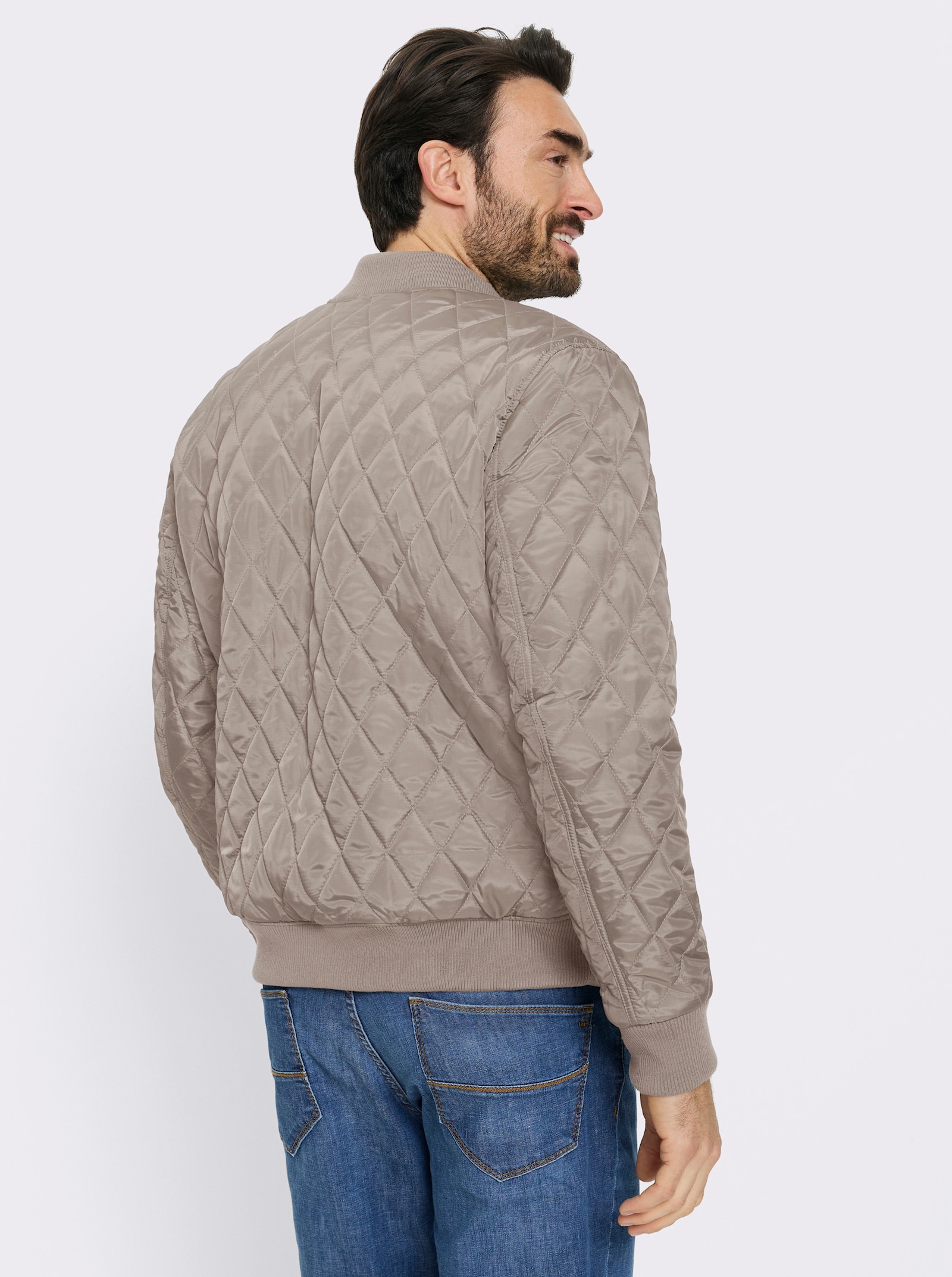 Marco Donati Steppjacke mit Rautensteppung - sesam