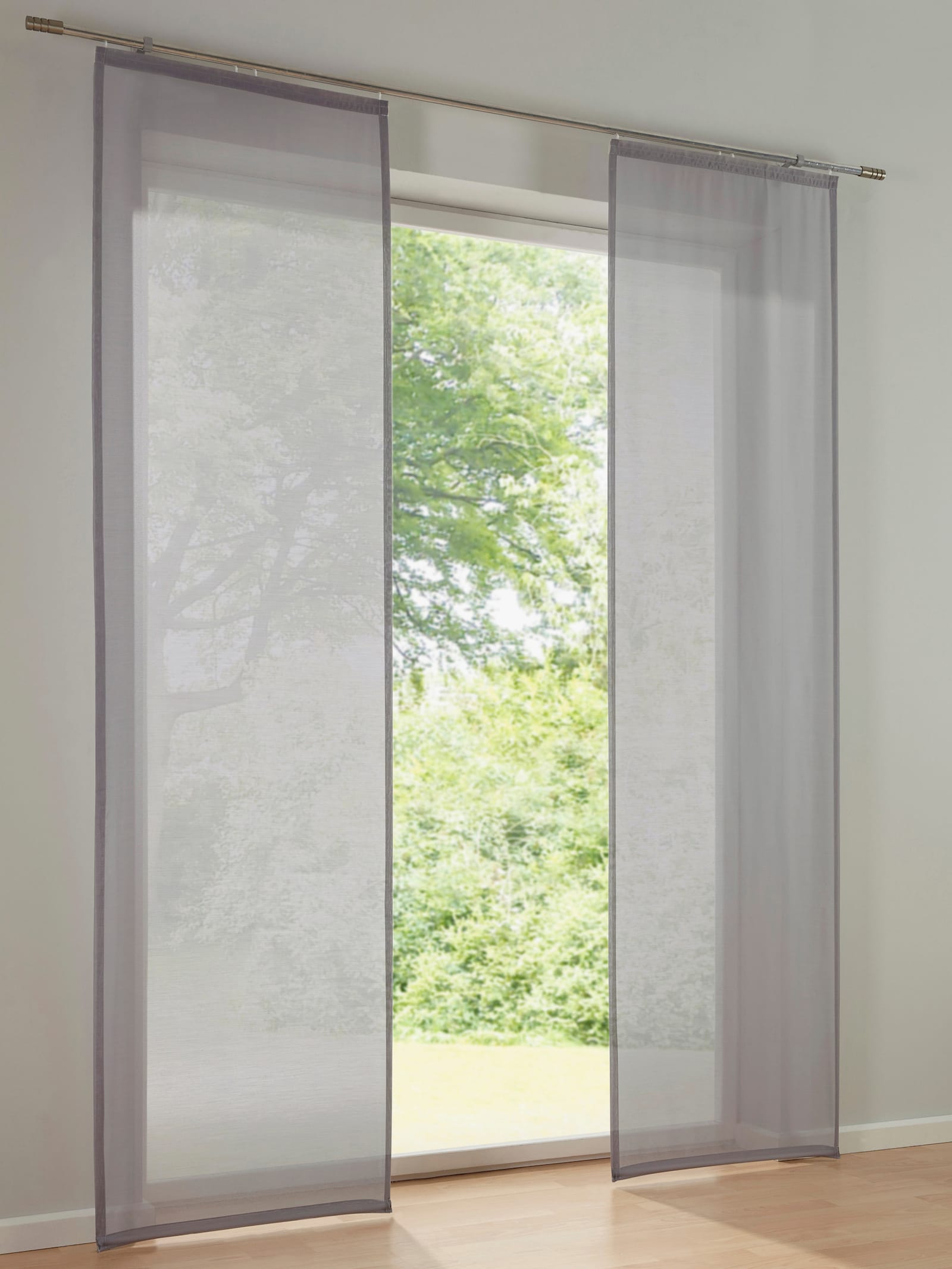 heine home Schiebevorhang - silbergrau