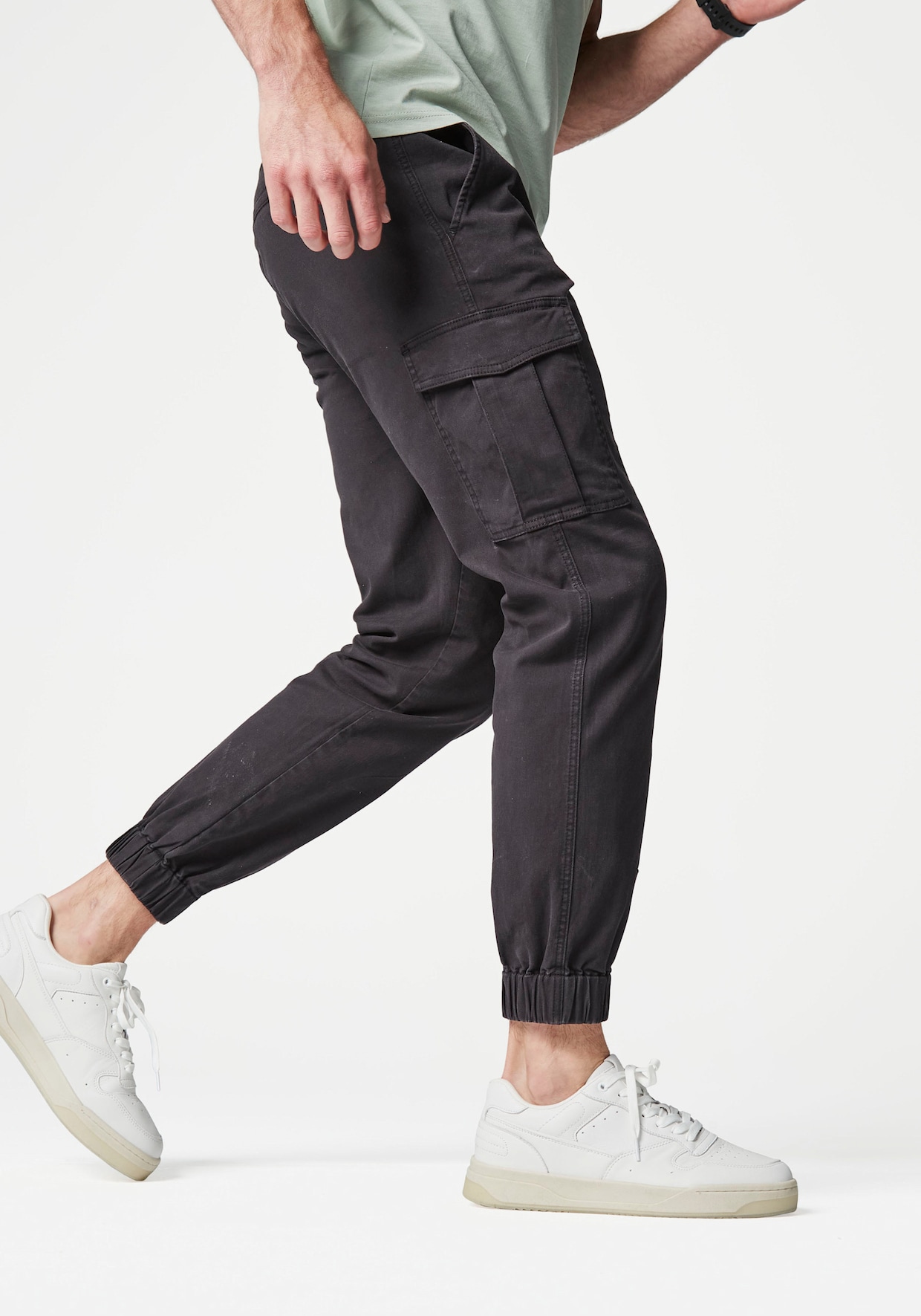 AUTHENTIC LE JOGGER cargobroek - zwart
