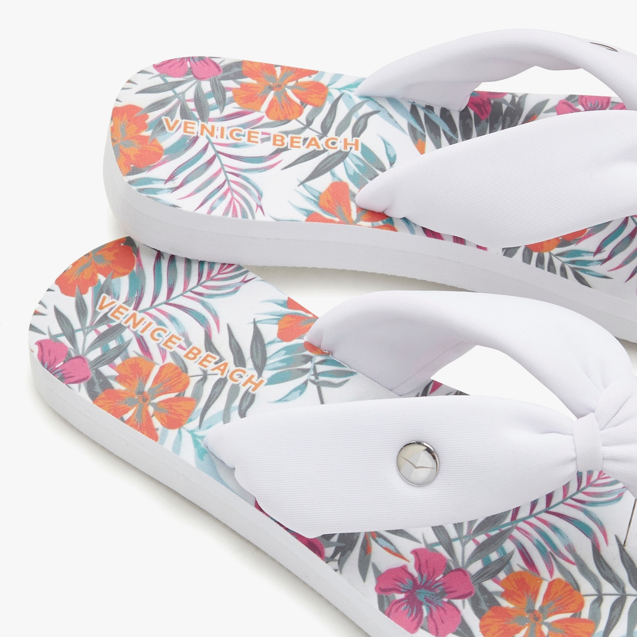 Venice Beach Badslippers - wit