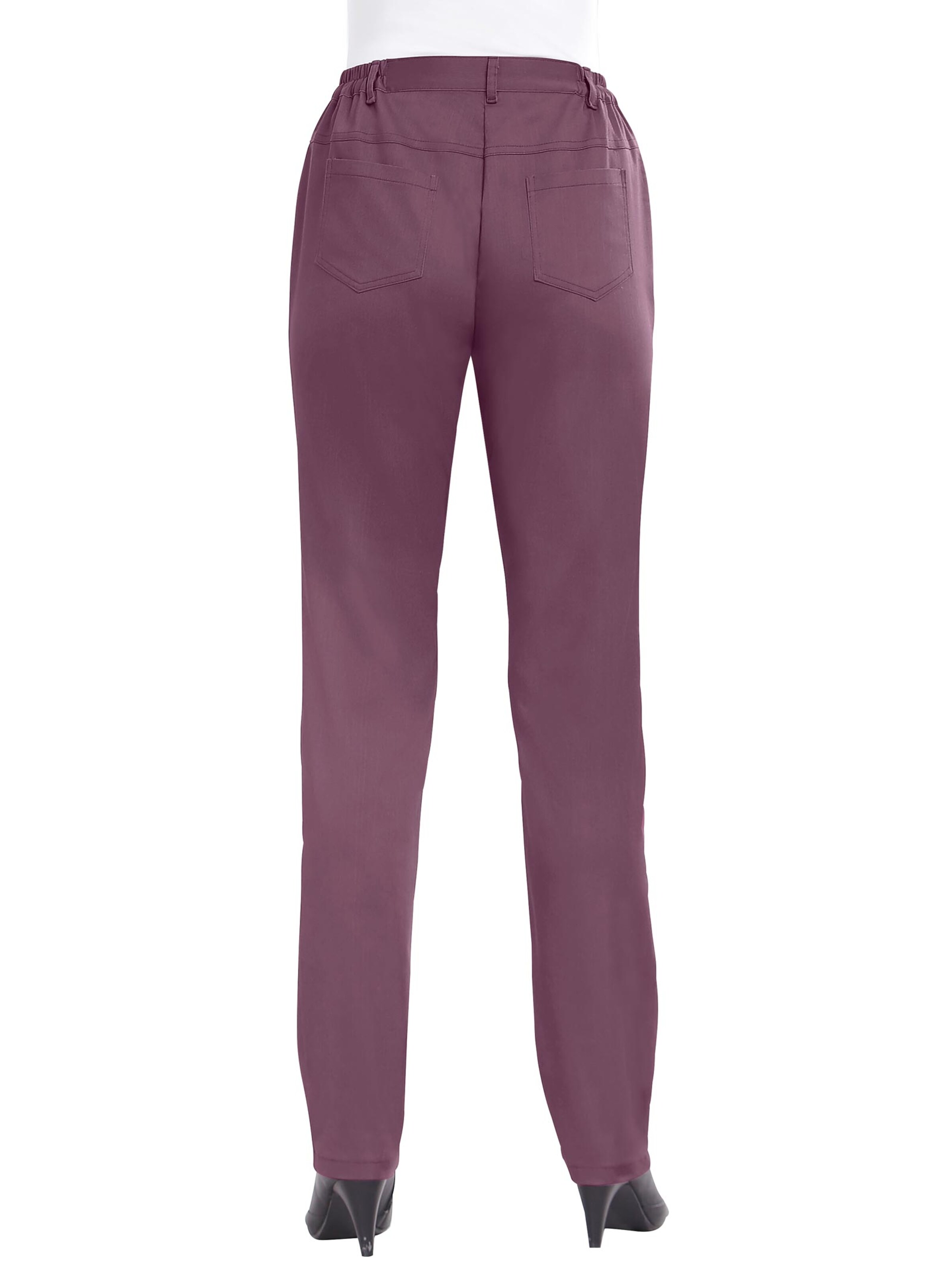 Stretch-Hose - aubergine